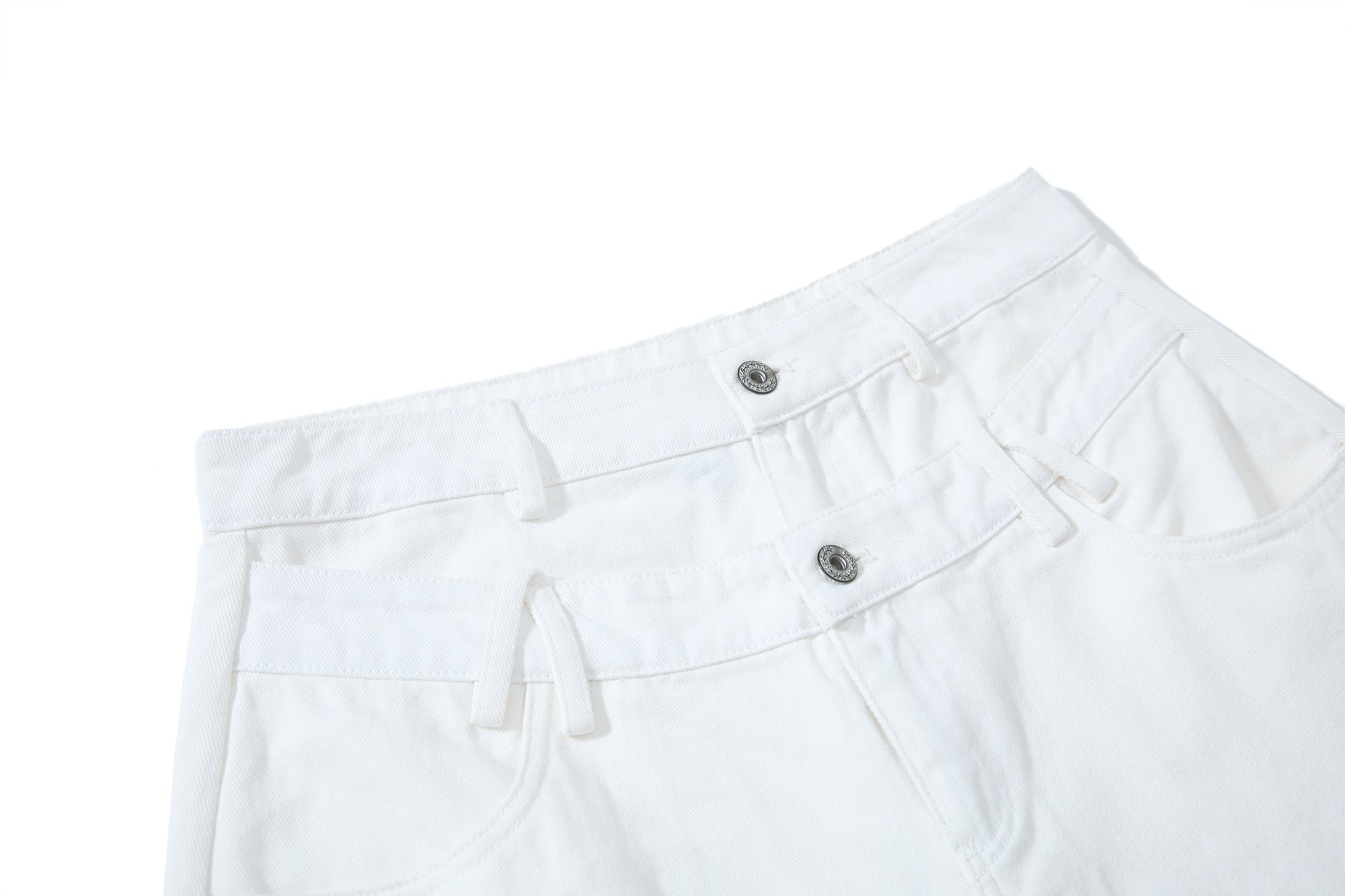 Double-Waist Curved Wide-Leg Pants | Balloon Silhouette