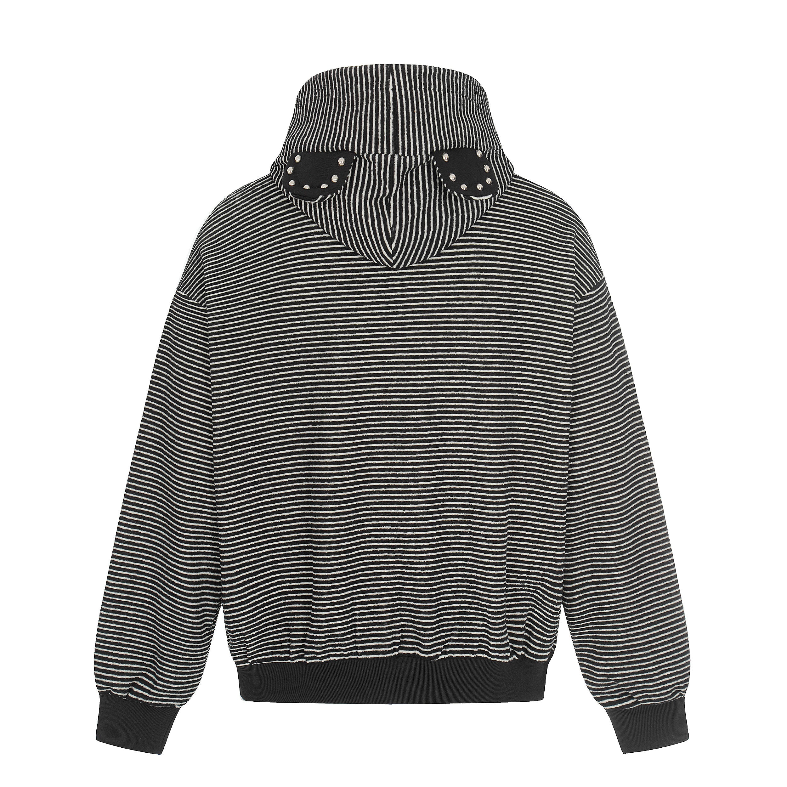 Omirad Striped Zip Hoodie | 100% Cotton Streetwear Hoodie