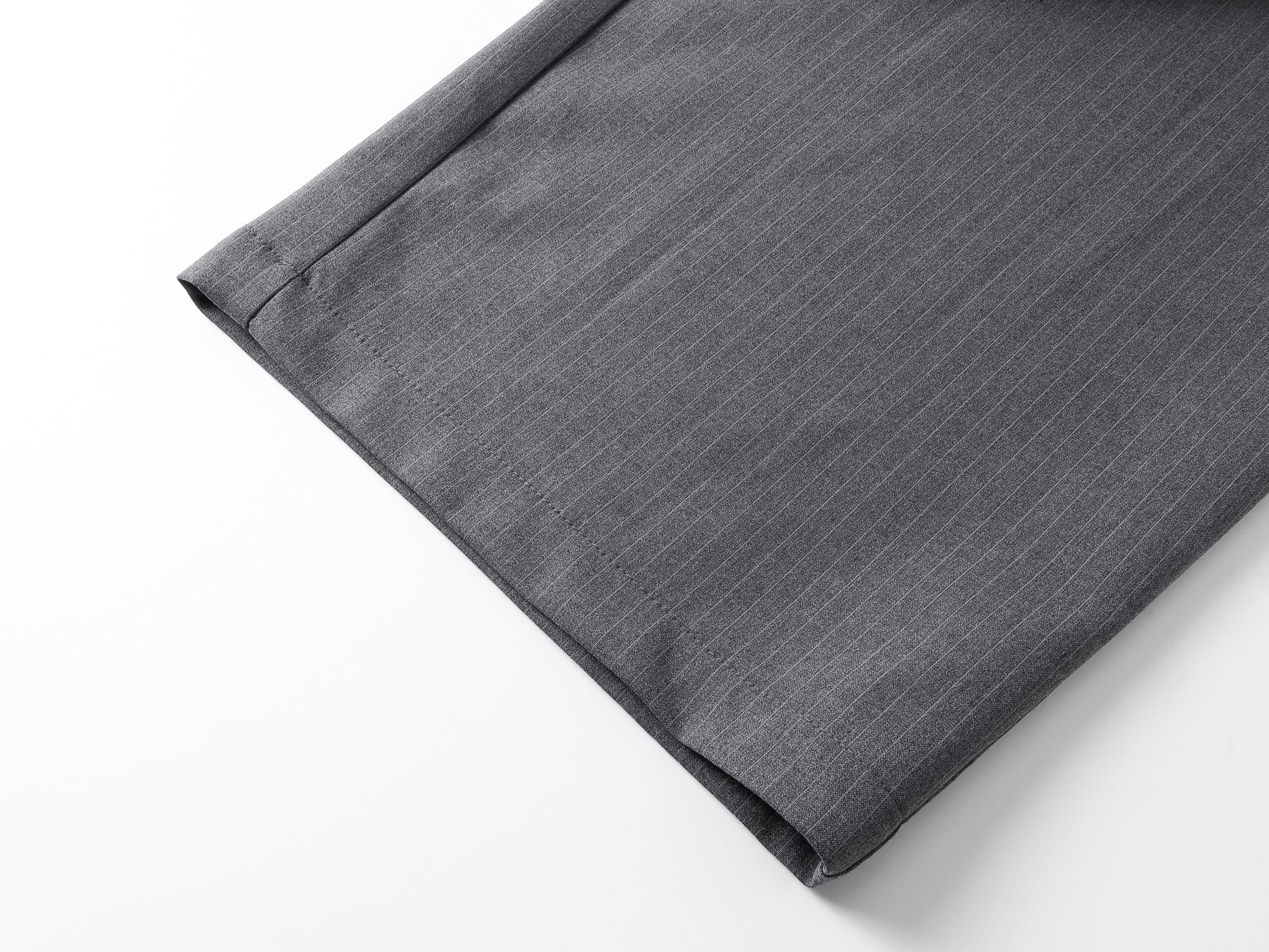 Pinstripe Wrap Wide-Leg Trousers | Avant-Garde Tailored Pants