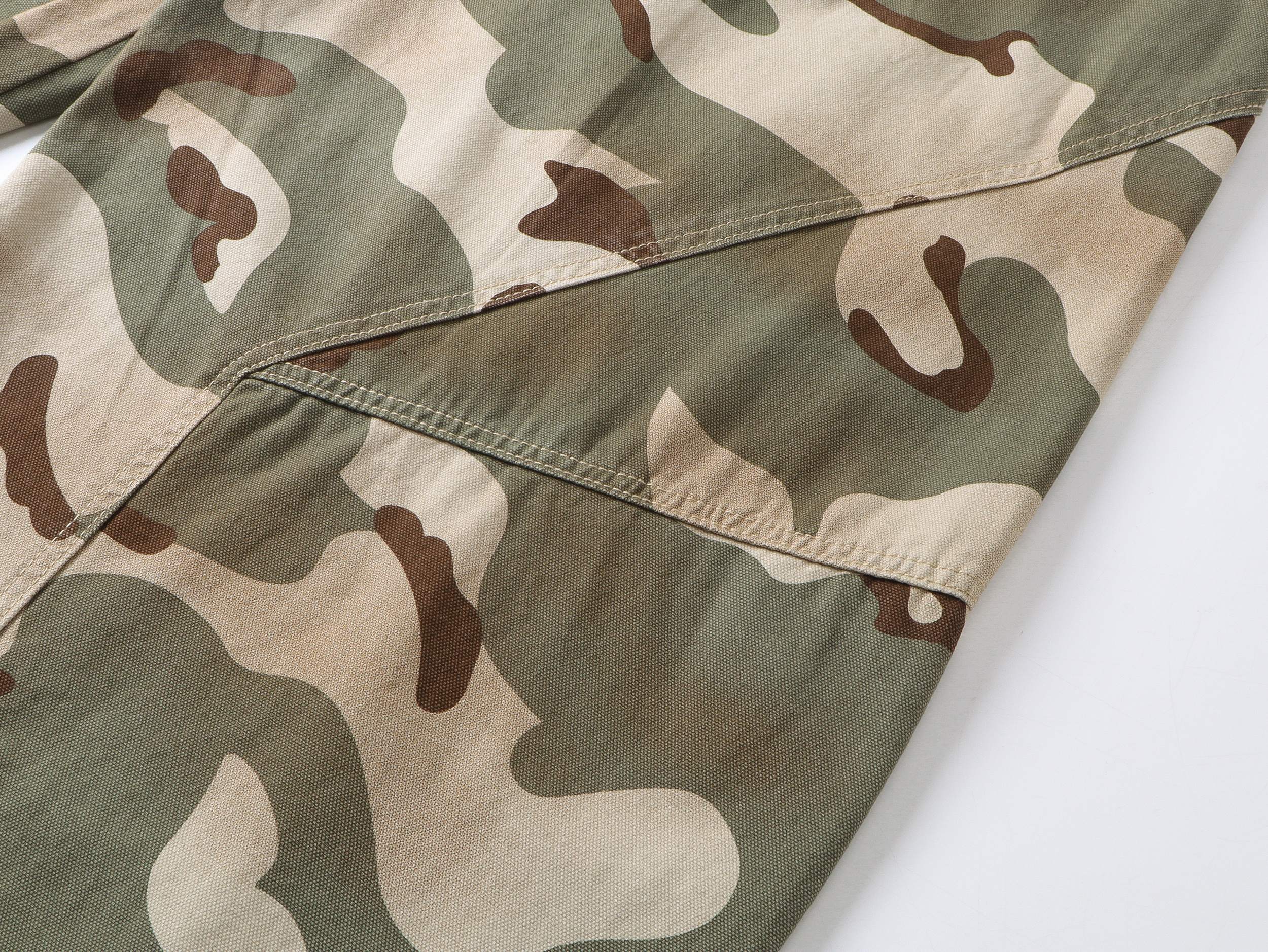 Urban Camo Wide-Leg Pants | Baggy Streetwear Trousers