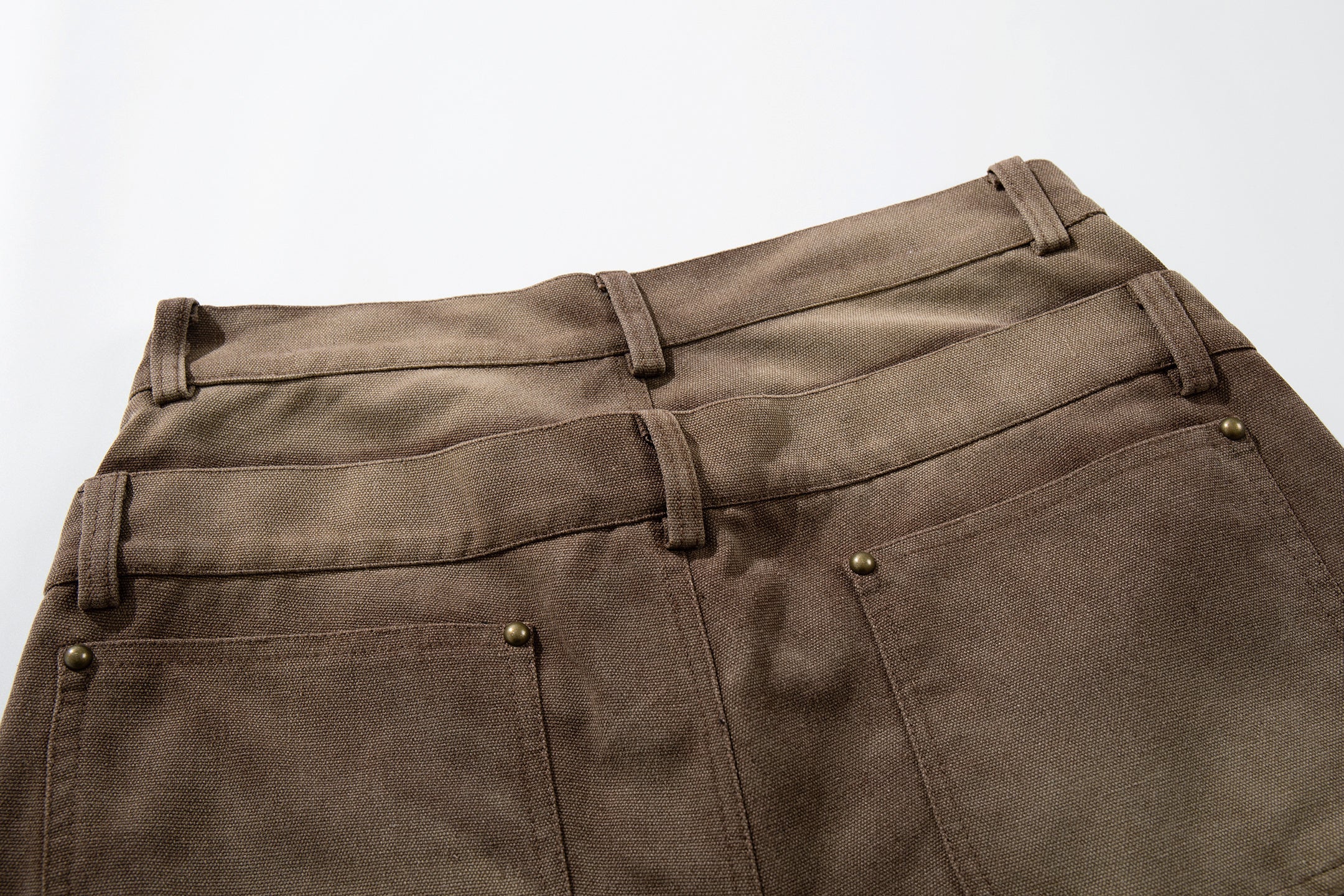 Omirad Vintage Utility Wide-Leg Carpenter Pants | 100% Cotton