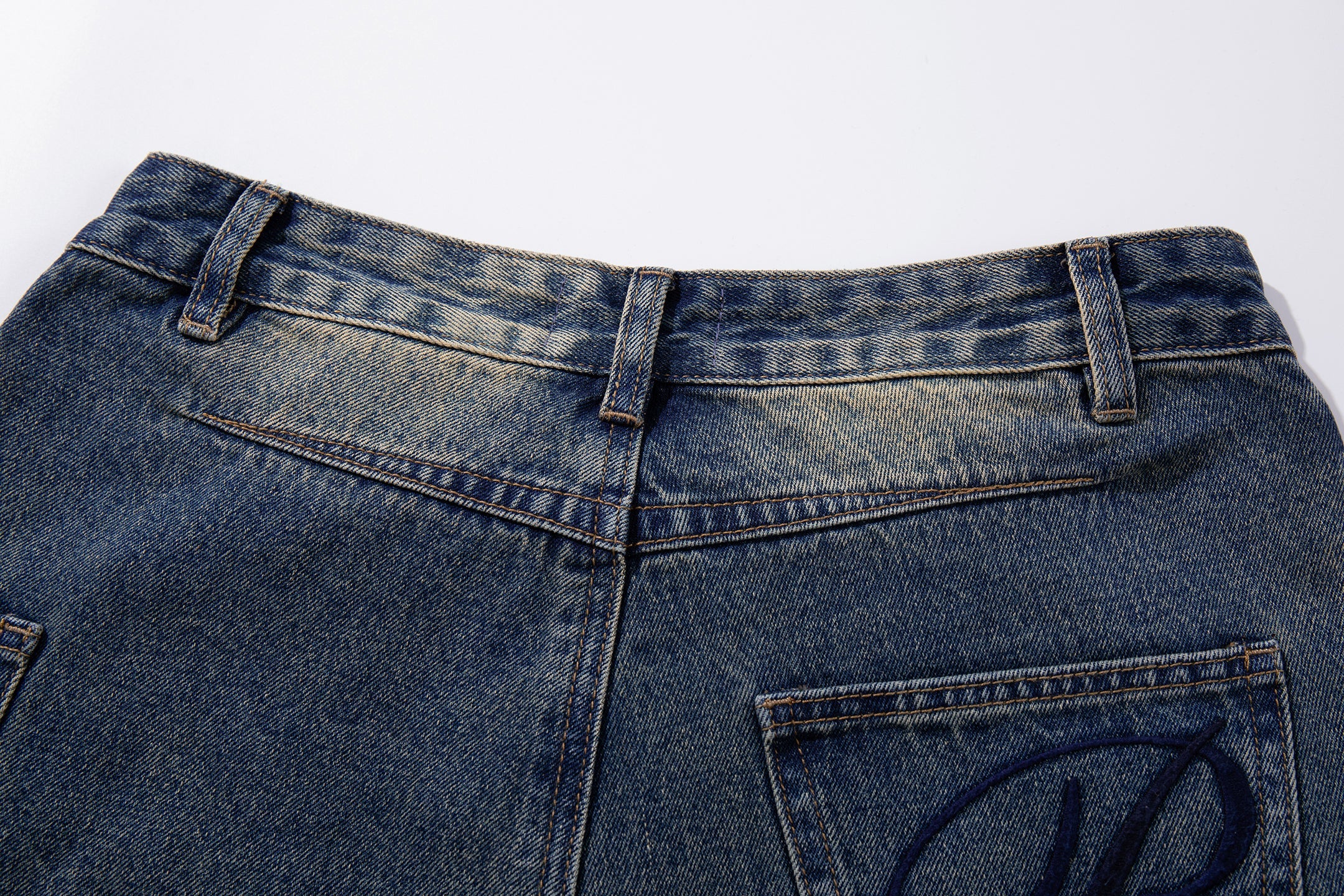 Omirad Vintage Whisker Wide-Leg Jeans | Streetwear Denim