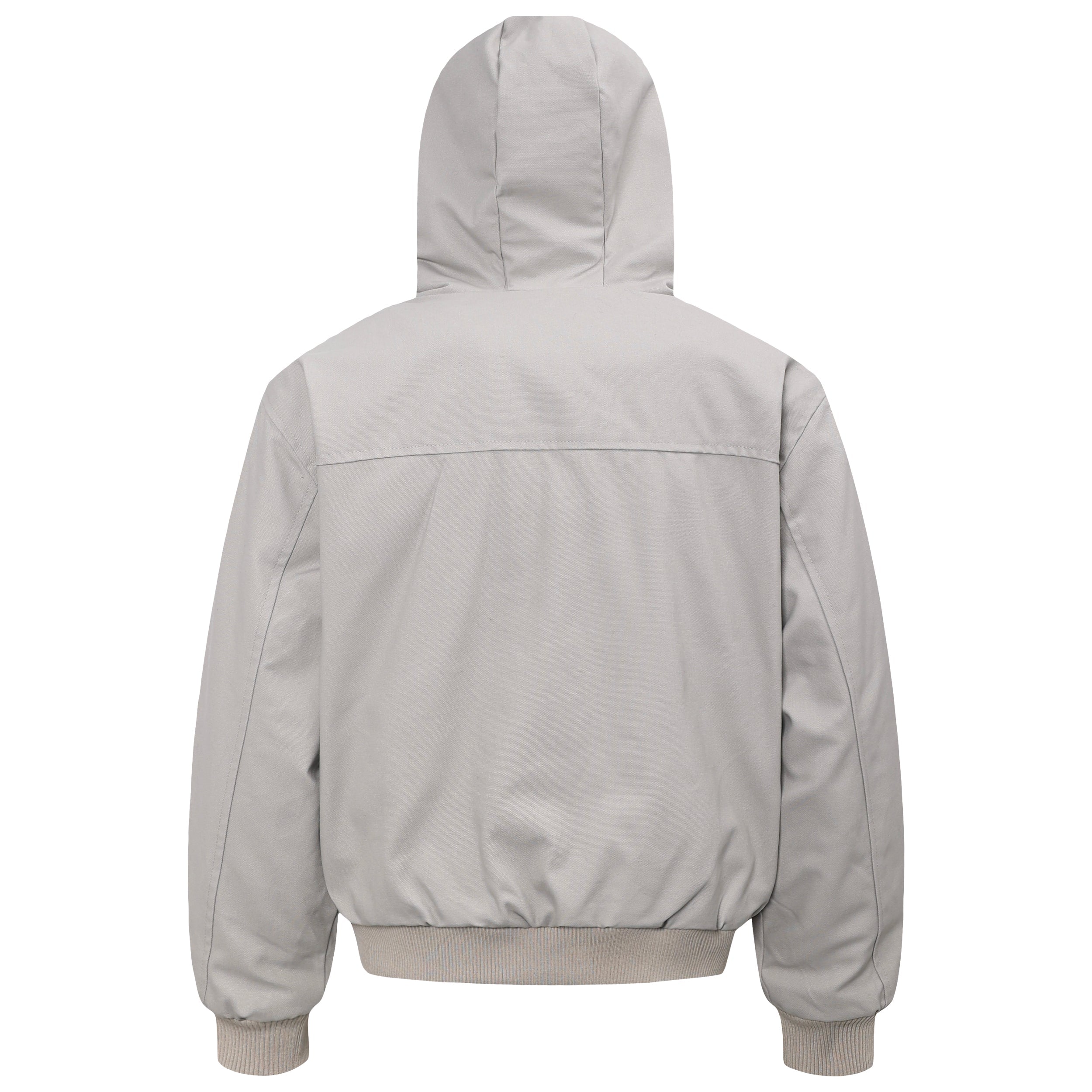 Men's Hooded Utility Bomber Jacket | Cropped Street Fit