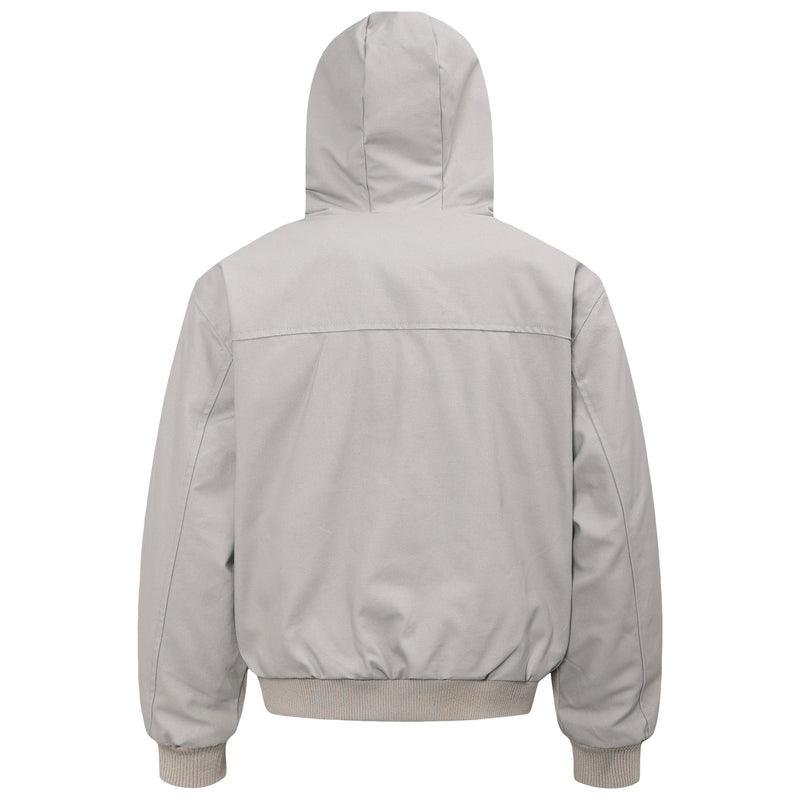 Men's Hooded Utility Bomber Jacket | Cropped Street Fit