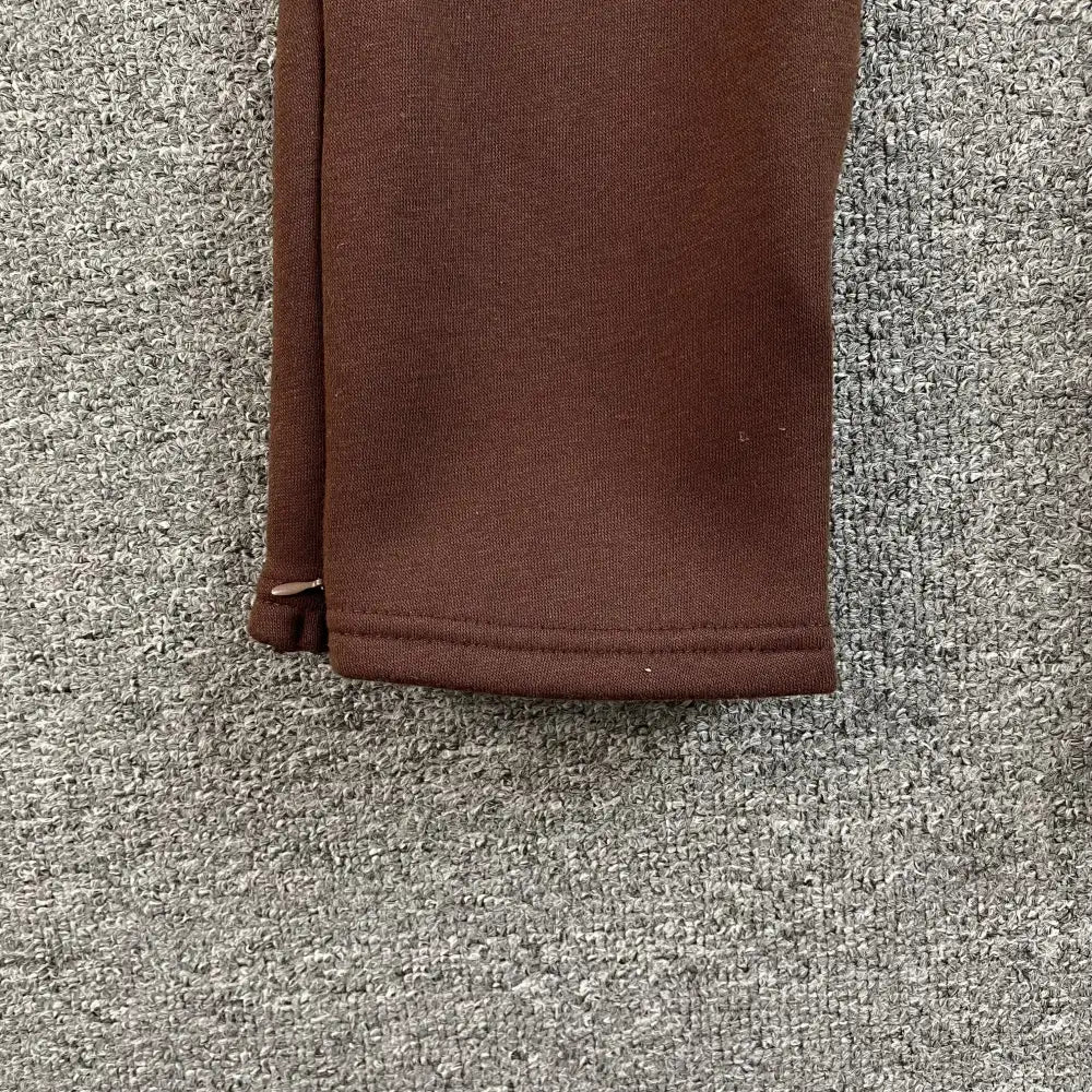 Syna World Brown Yellow Graffiti Print Joggers