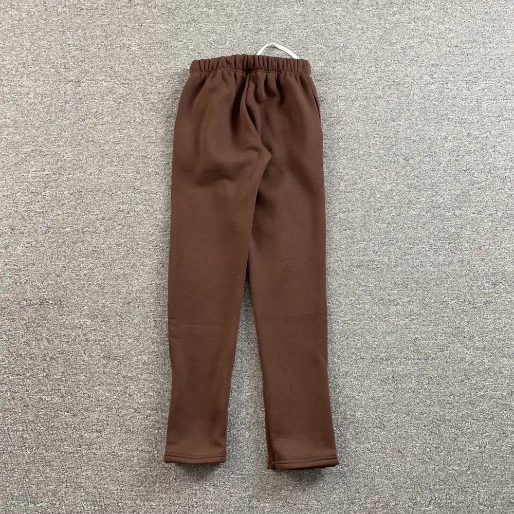 Syna World Brown Yellow Graffiti Print Joggers