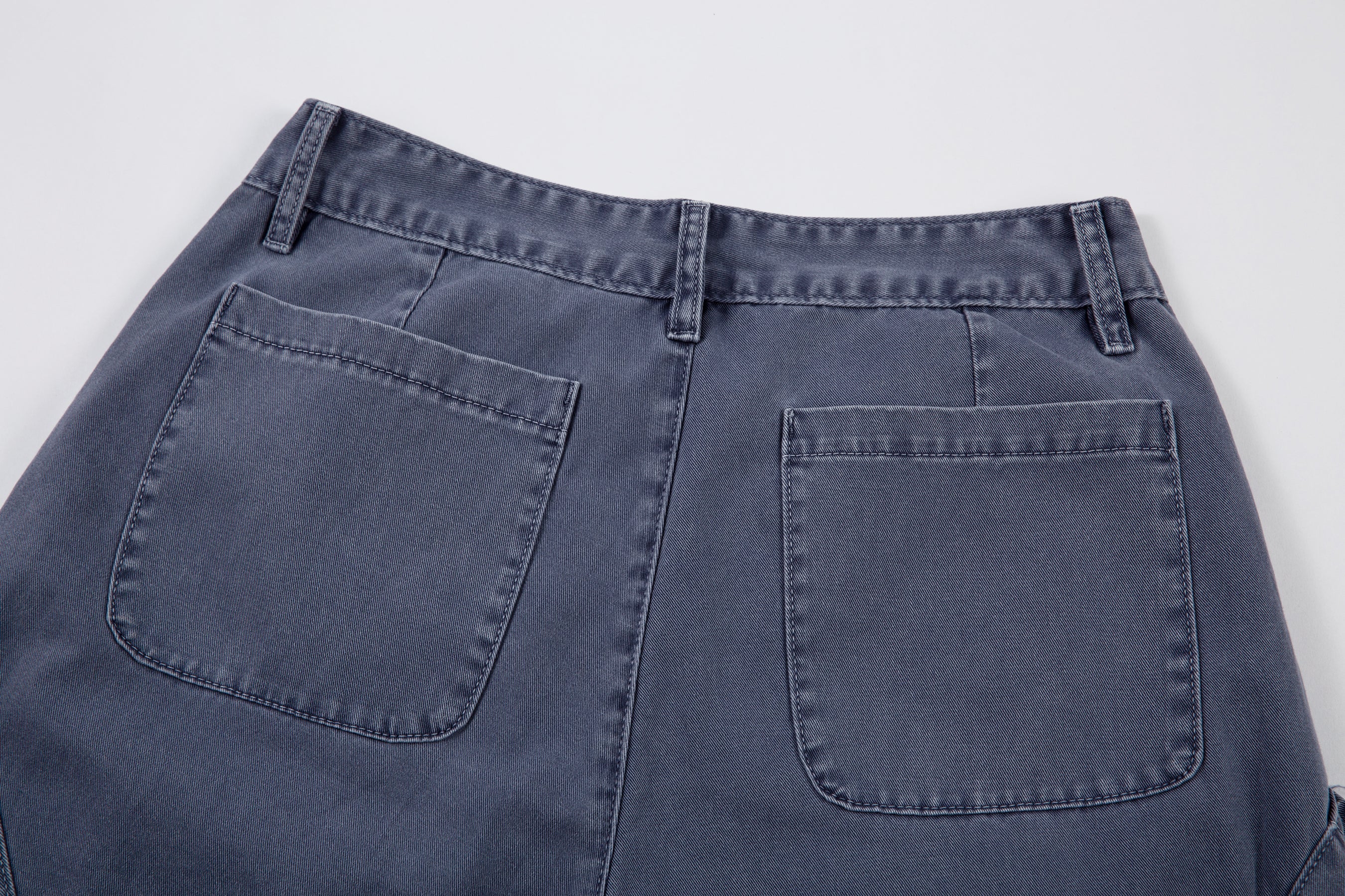 Omirad Curved-Cut Barrel Denim Pants | 100% Cotton Streetwear