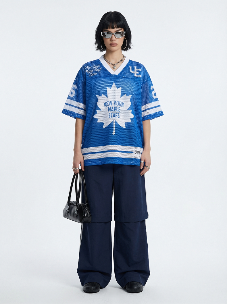 Omirad Maple 26 Mesh Jersey T-Shirt | Varsity Streetwear