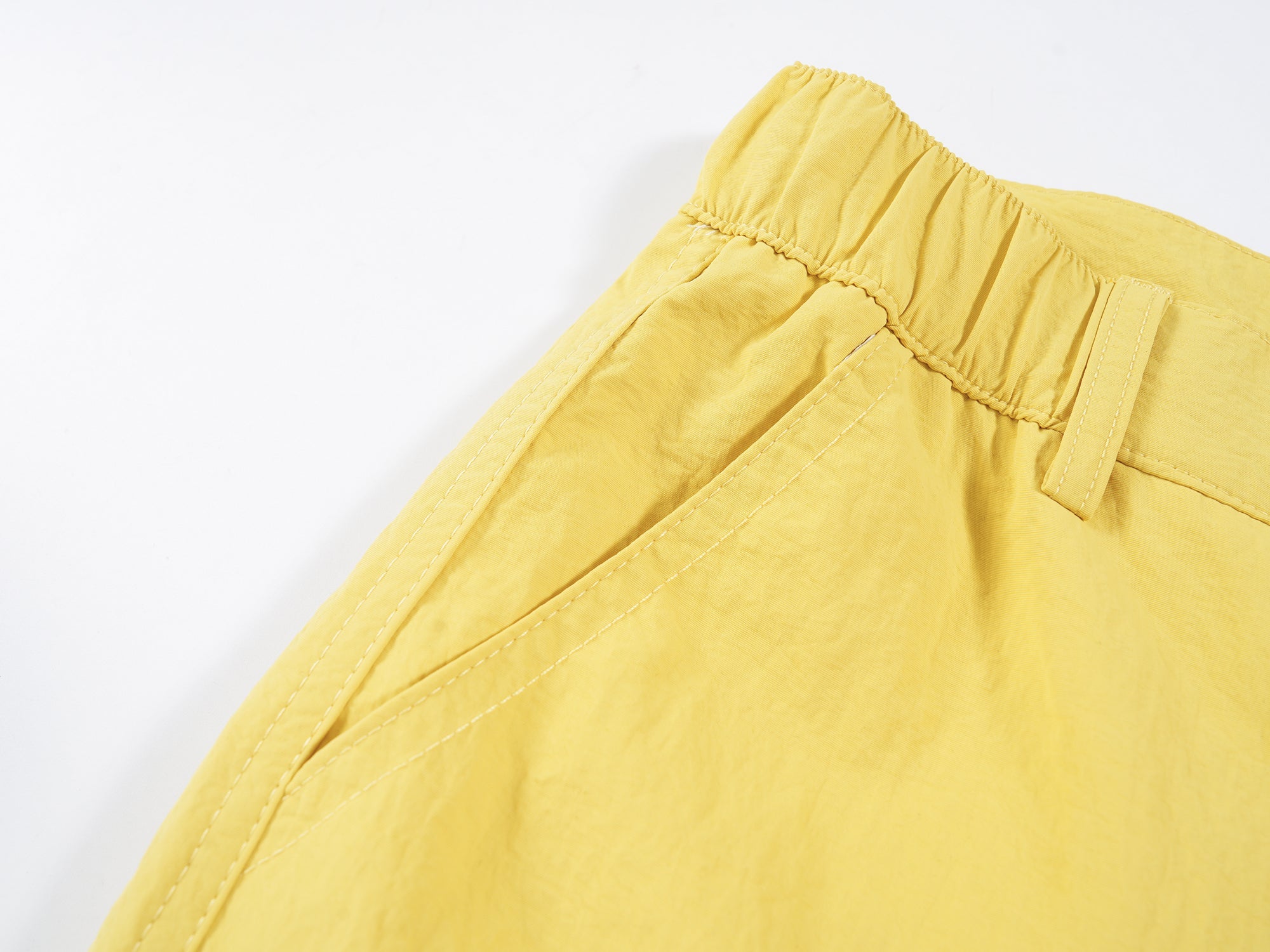 Wide-Leg Nylon Cargo Pants | Y2K Street Style
