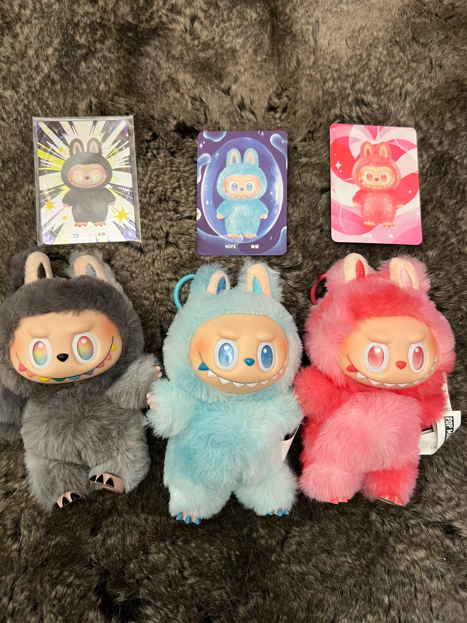 POP MART Labubu HOPE Plush Doll Keychain – The Monsters Energy Series Limited Edition