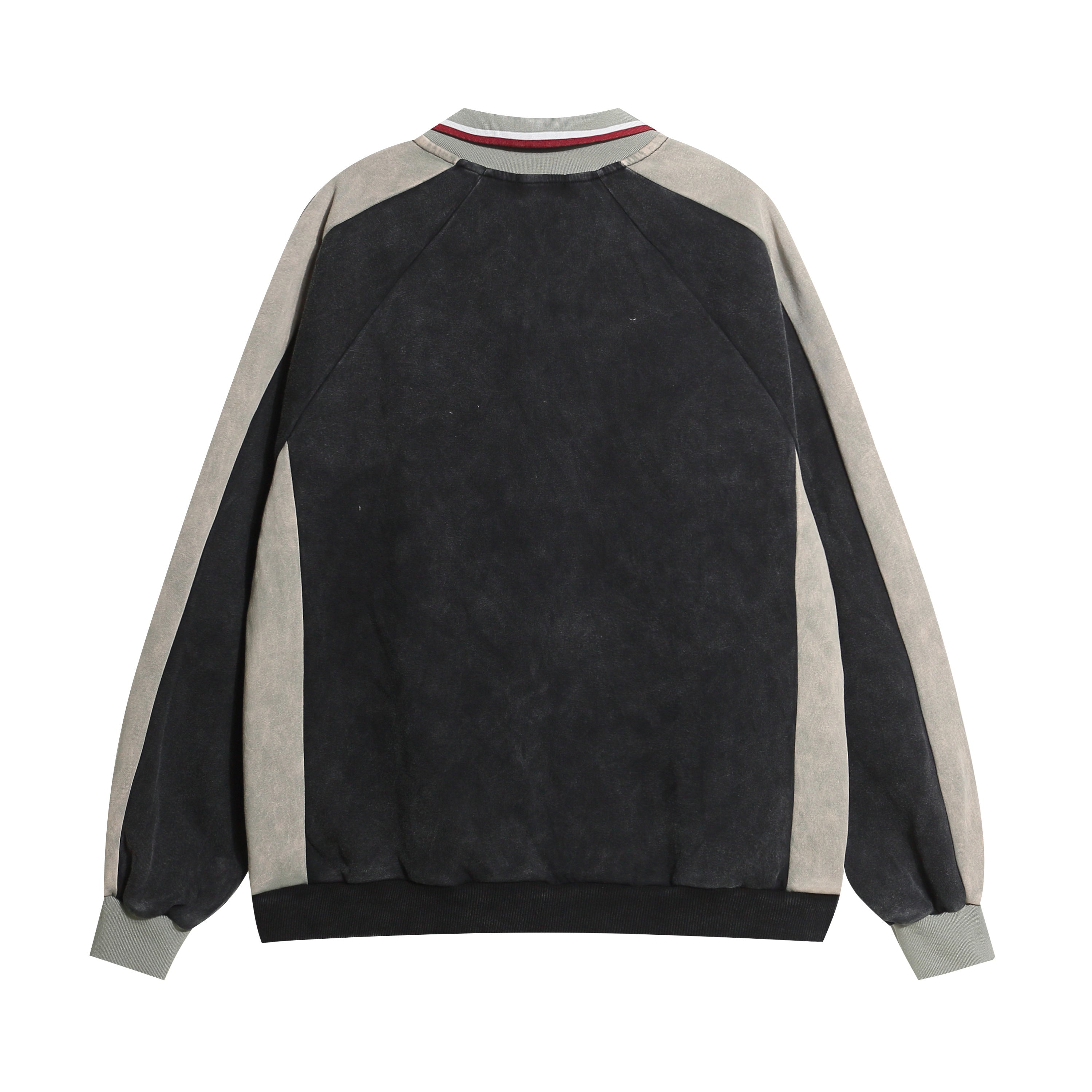 Mafa Error Spray-Print Rugby Sweatshirt | Streetwear