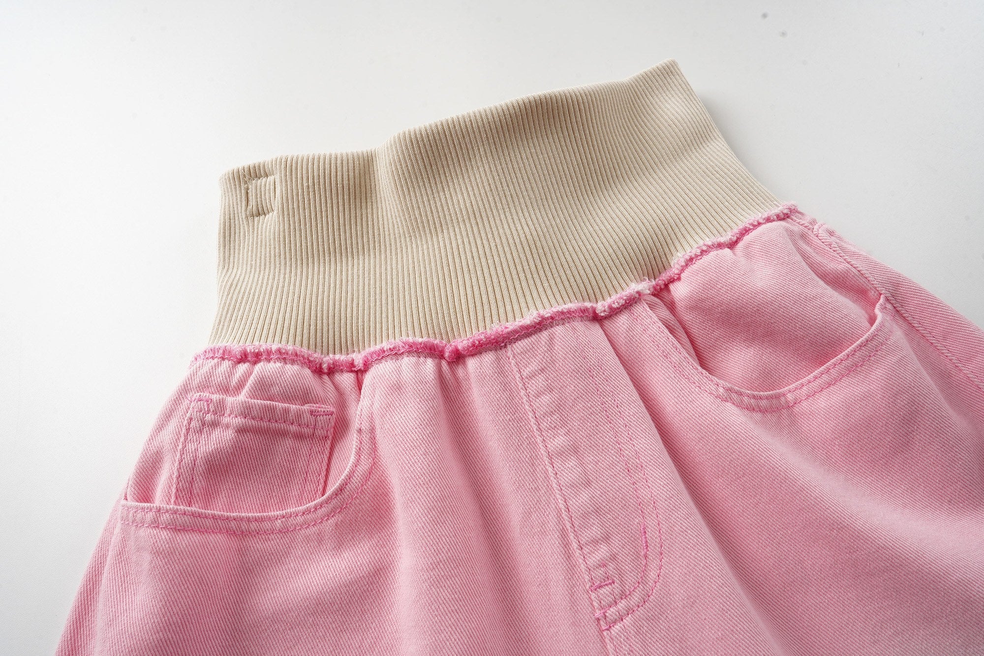 Omirad Pink Washed Wide-Leg Jeans | Y2K Streetwear Denim