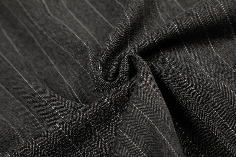 Pinstripe Track Zip Jacket | Retro Athletic Streetwear