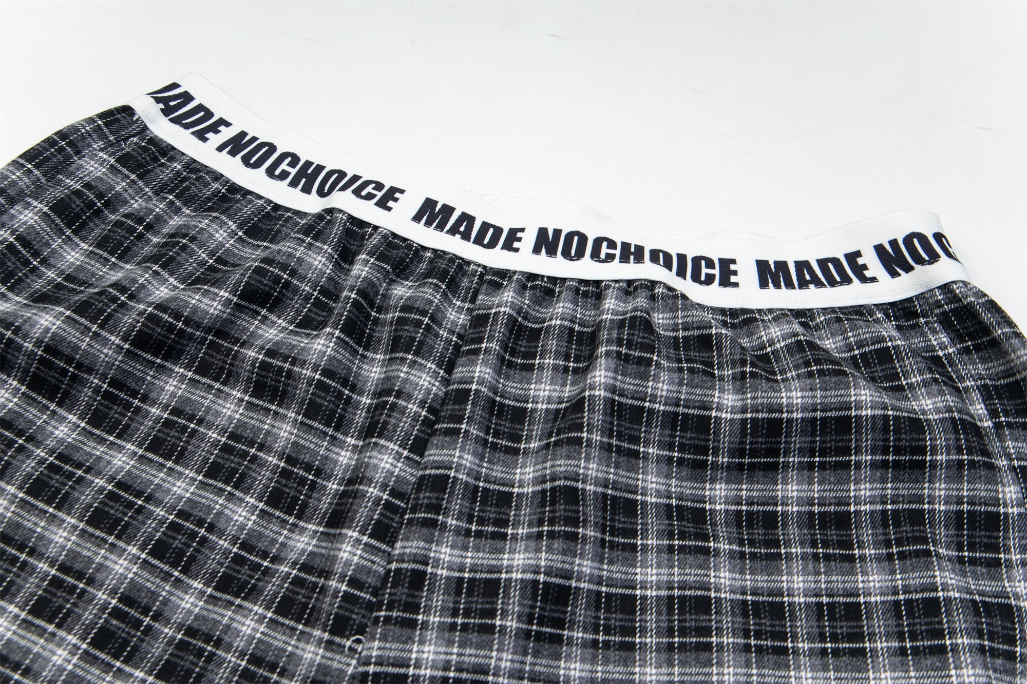Made No Choice Plaid Wide-Leg Lounge Pants | 100% Cotton