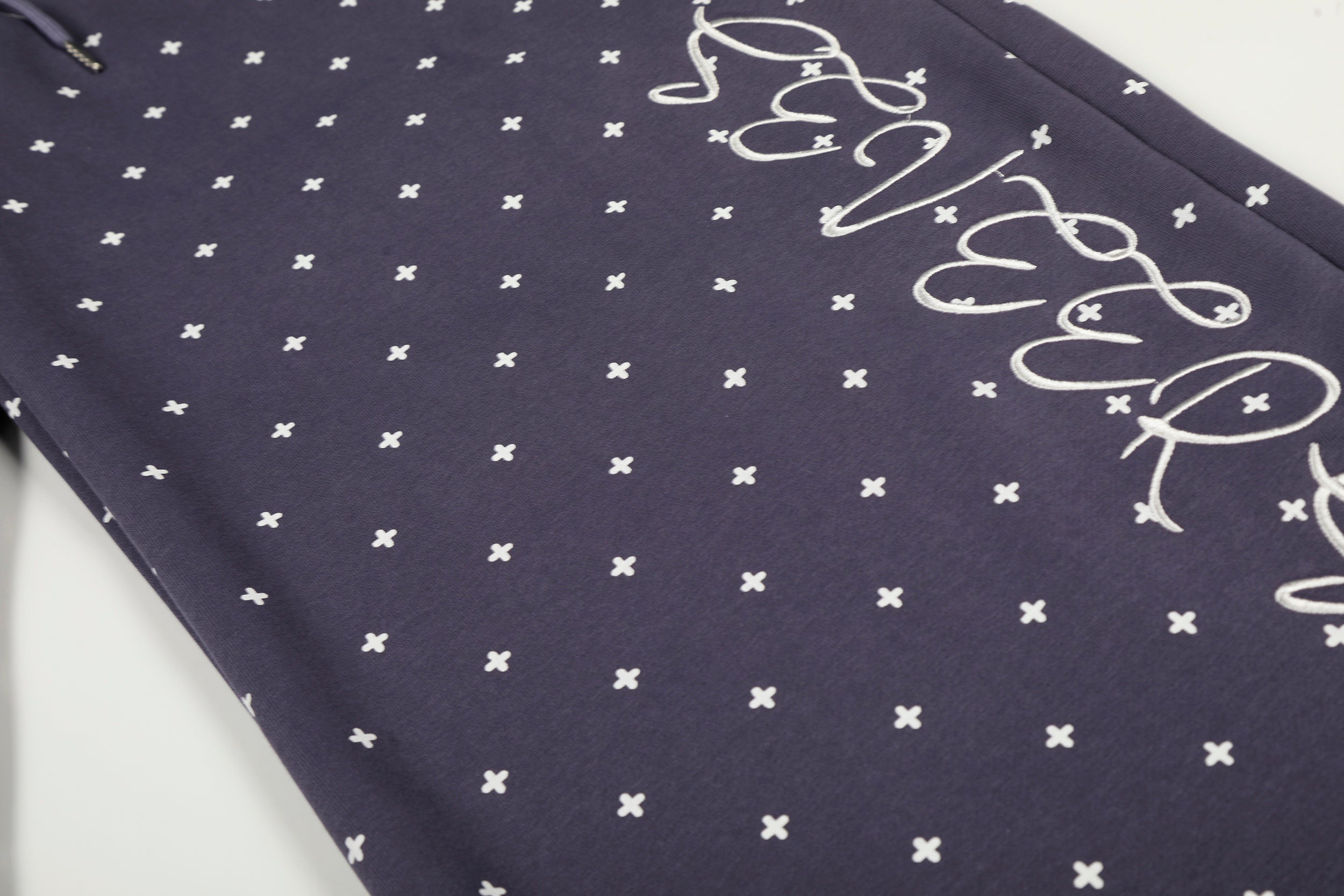 Star Print Wide-Leg Sweatpants with Plush Star Charm