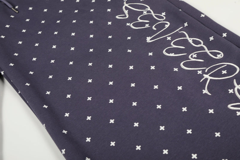 Star Print Wide-Leg Sweatpants with Plush Star Charm