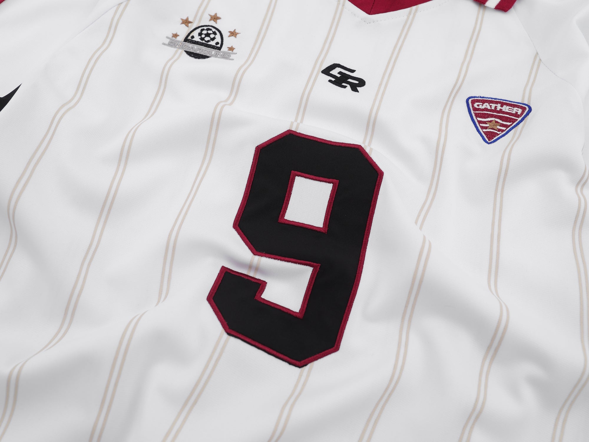 Pinstripe Heritage Soccer Jersey | Retro Football Streetwear