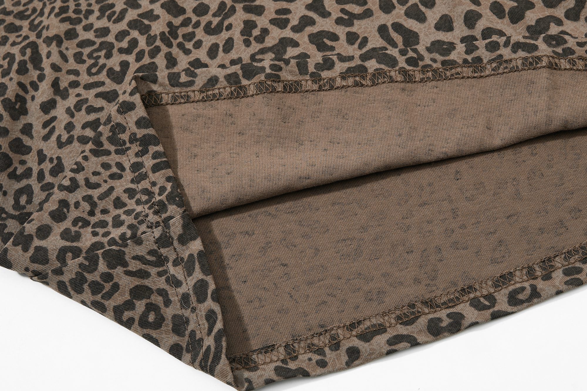 Mafa Vintage Leopard Print Polo Tee | Y2K Streetwear Shirt