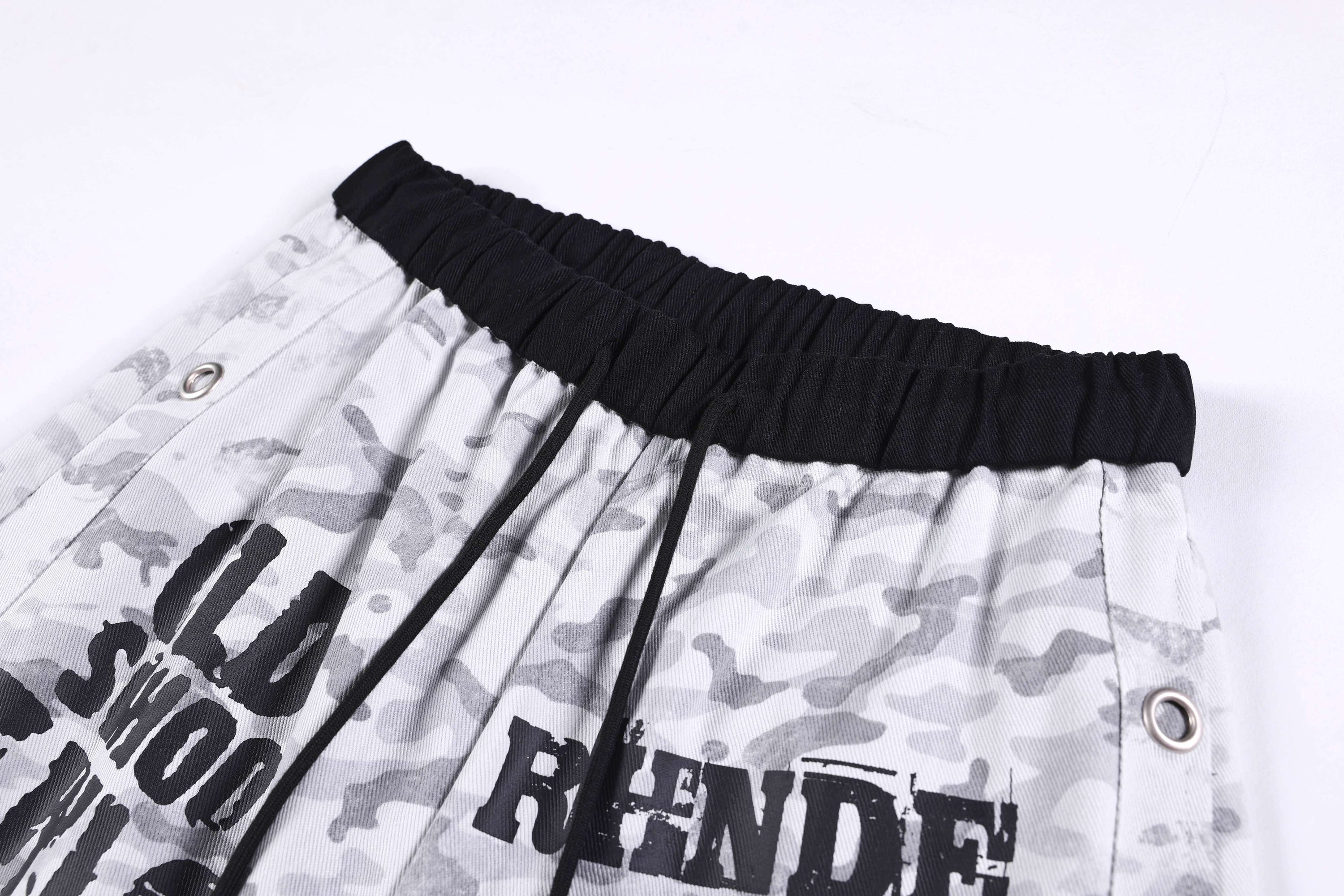 Omirad Camo Graphic Cargo Pants | Wide-Leg Streetwear