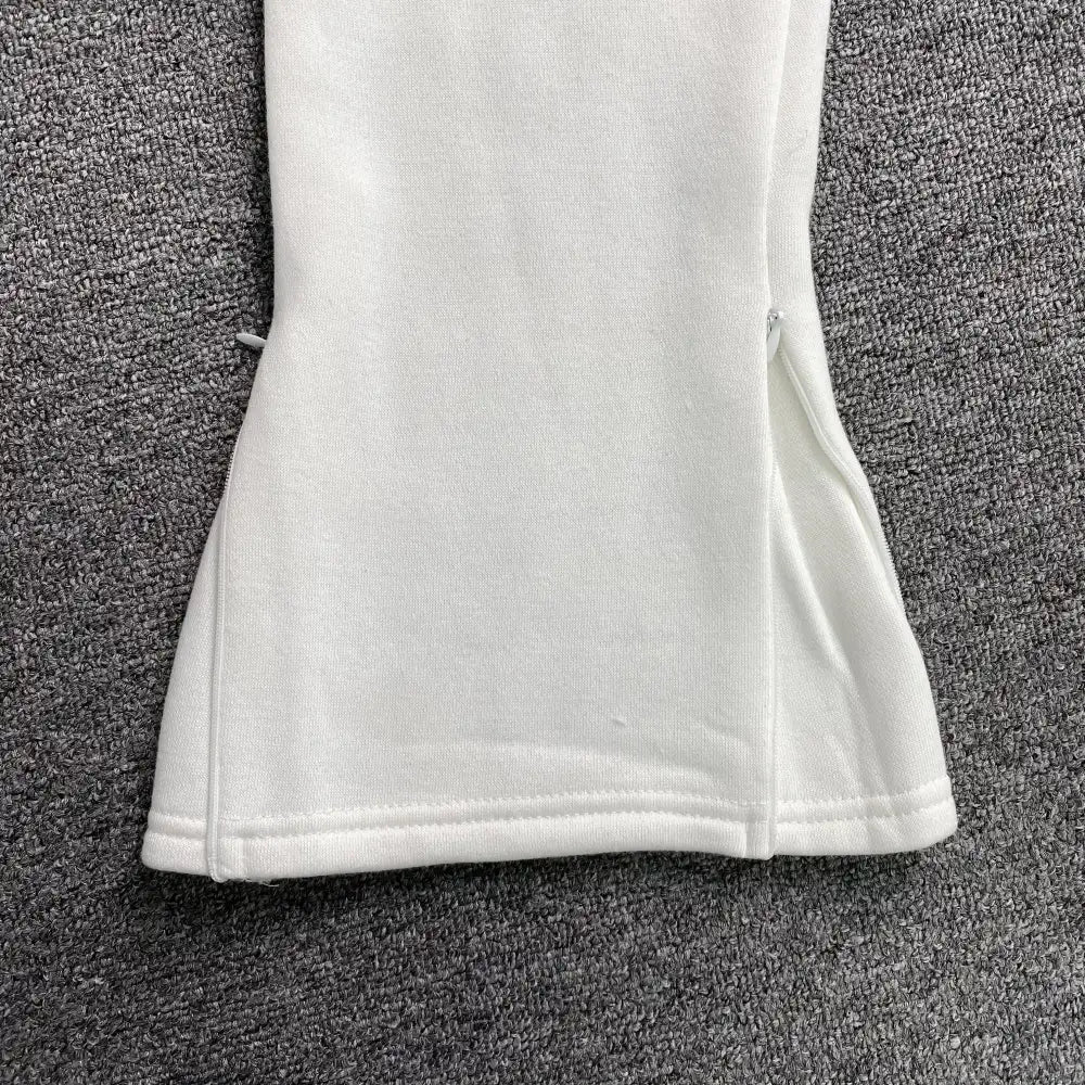 Syna World White Forgive Me Script Jogger Pants