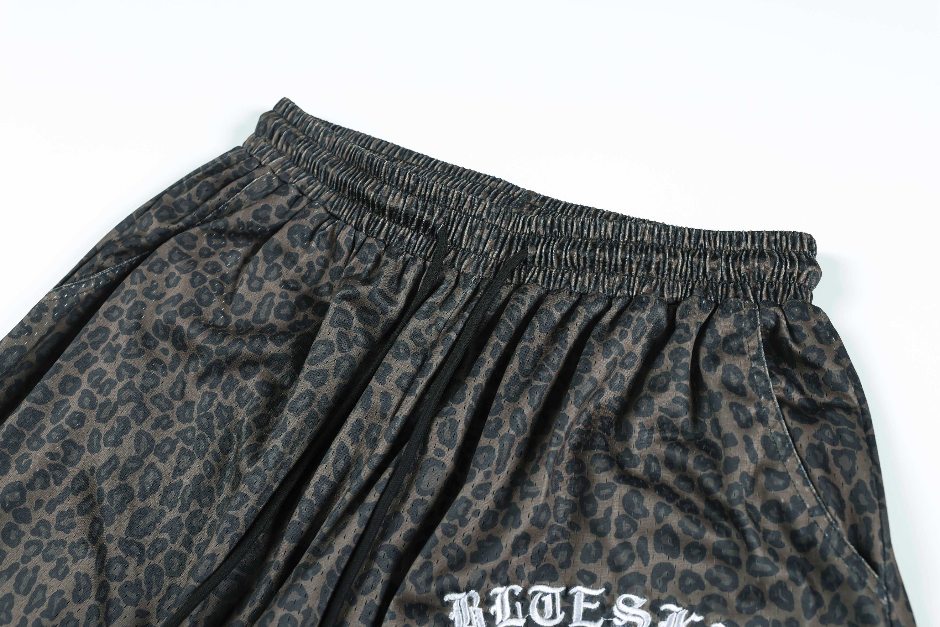 Omirad Leopard Wash Wide-Leg Sweatpants | Y2K Streetwear