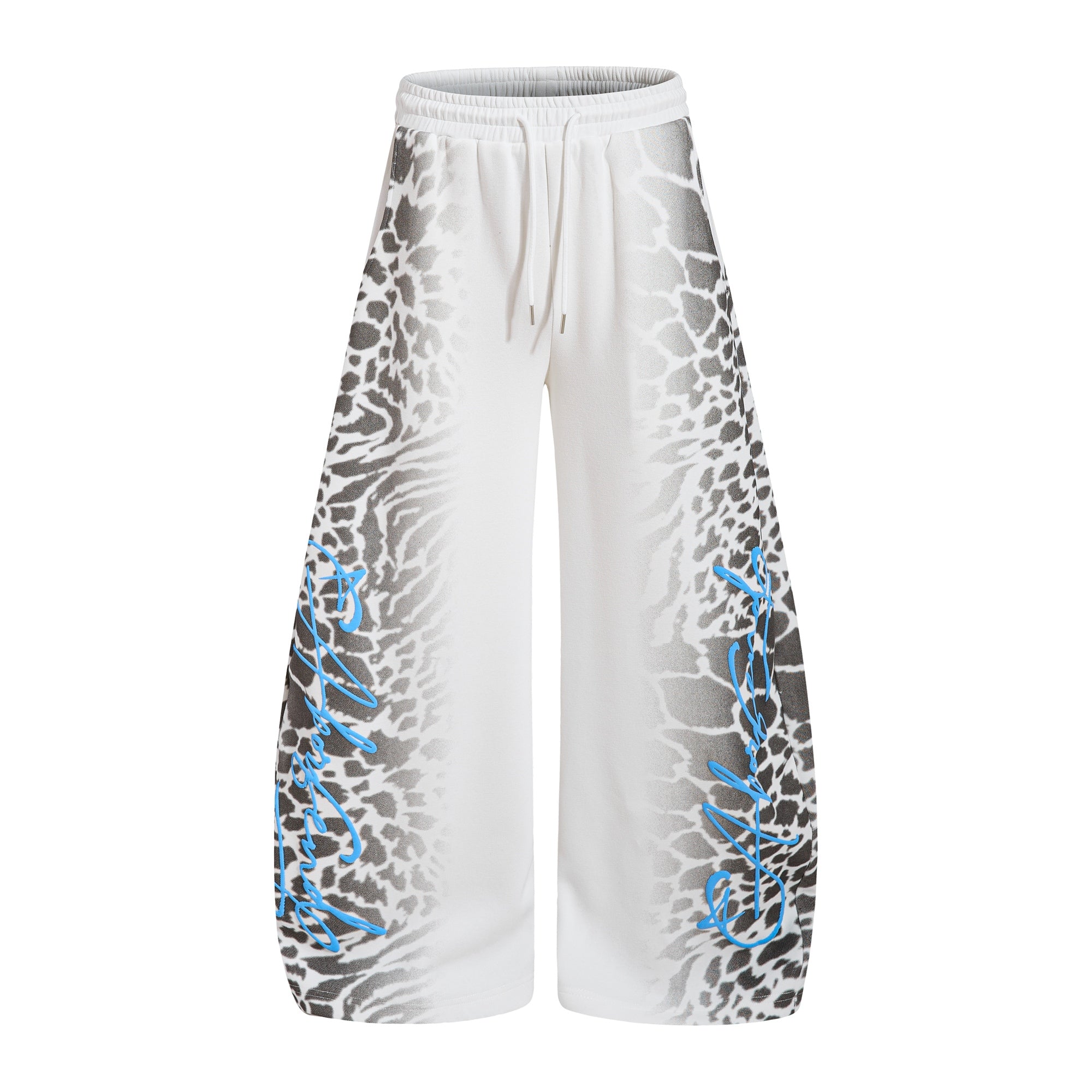 Omirad Leopard Fade Wide-Leg Sweatpants | Streetwear