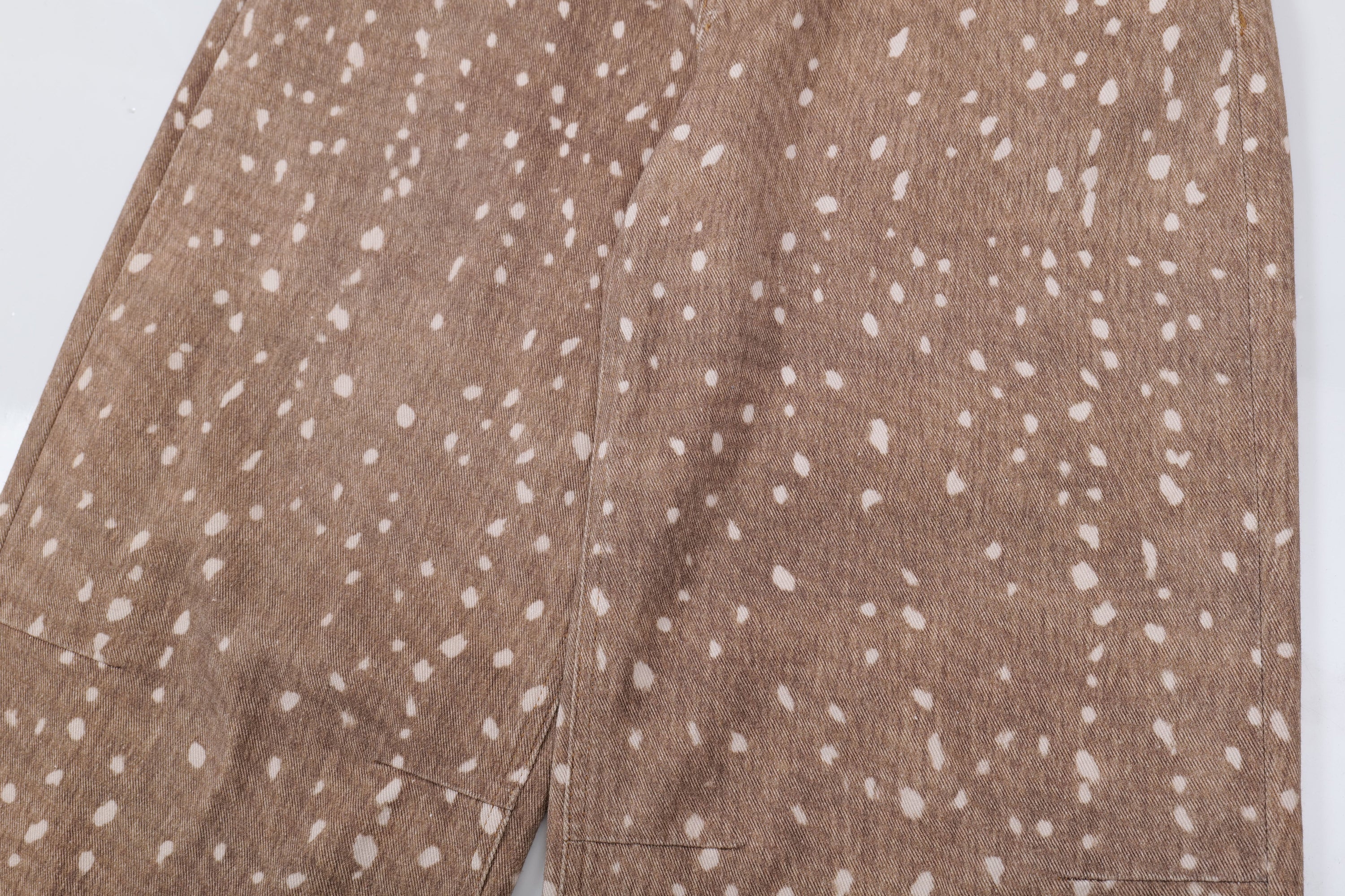 Omirad Fawn Print Wide-Leg Jeans | Spotted Denim