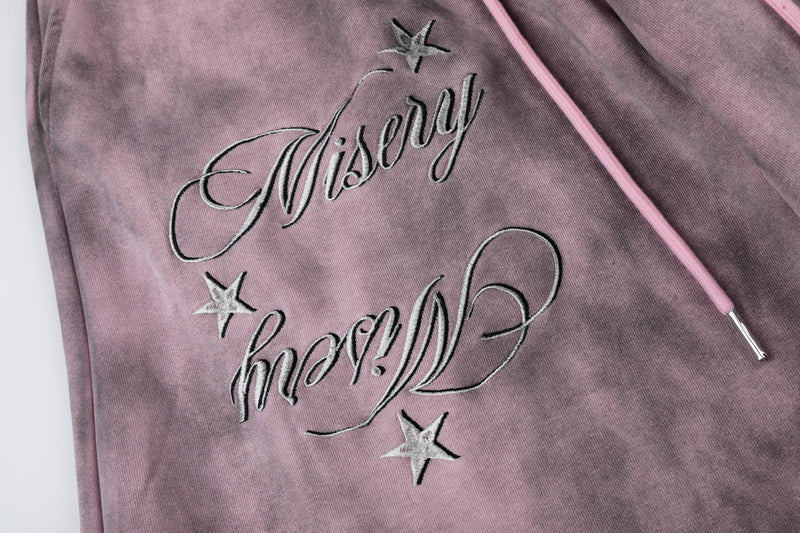 Omirad Misery Was Nothing Washed Wide-Leg Sweatpants