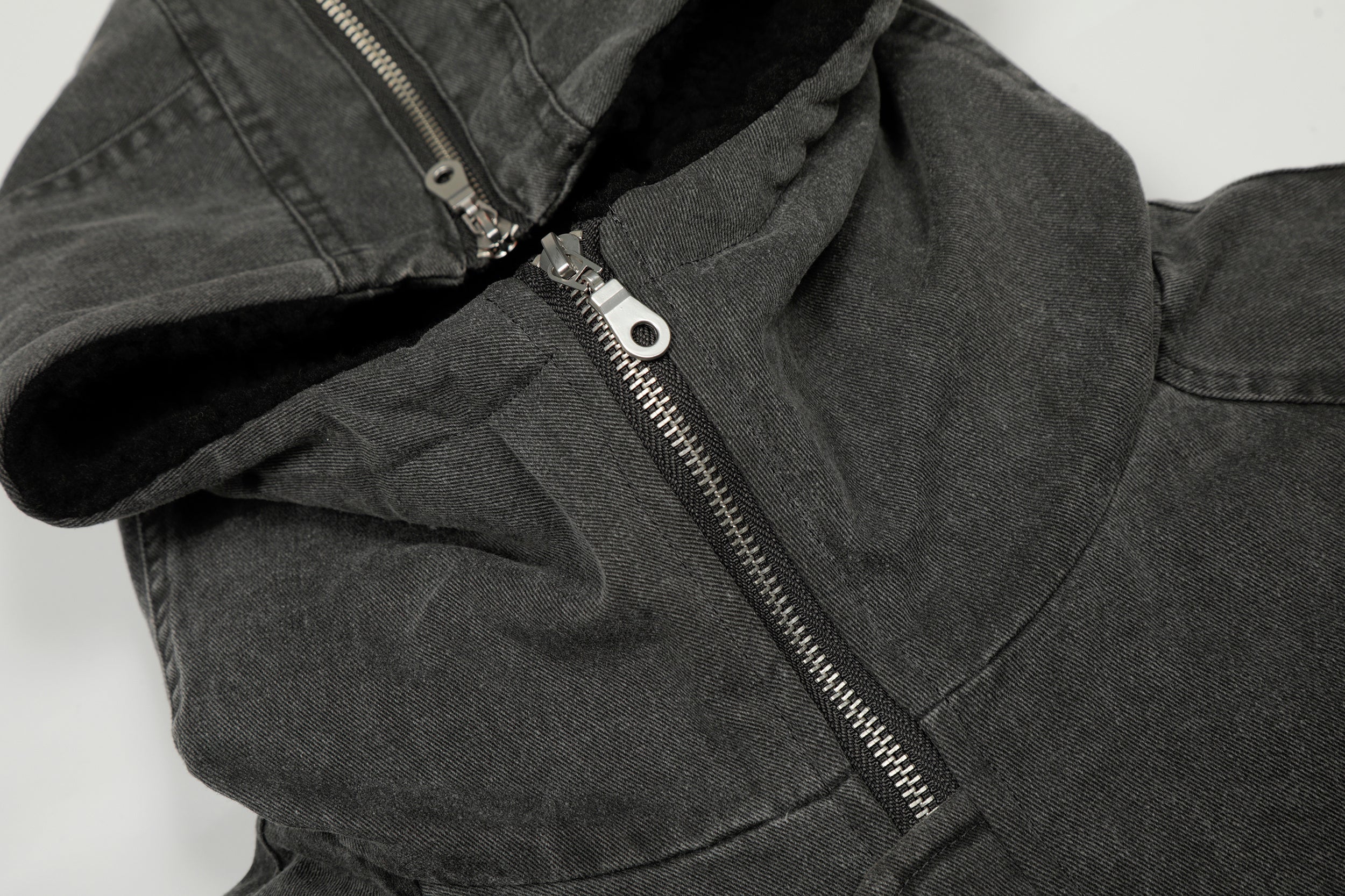 Washed Utility Hooded Jacket | Vintage Military Style