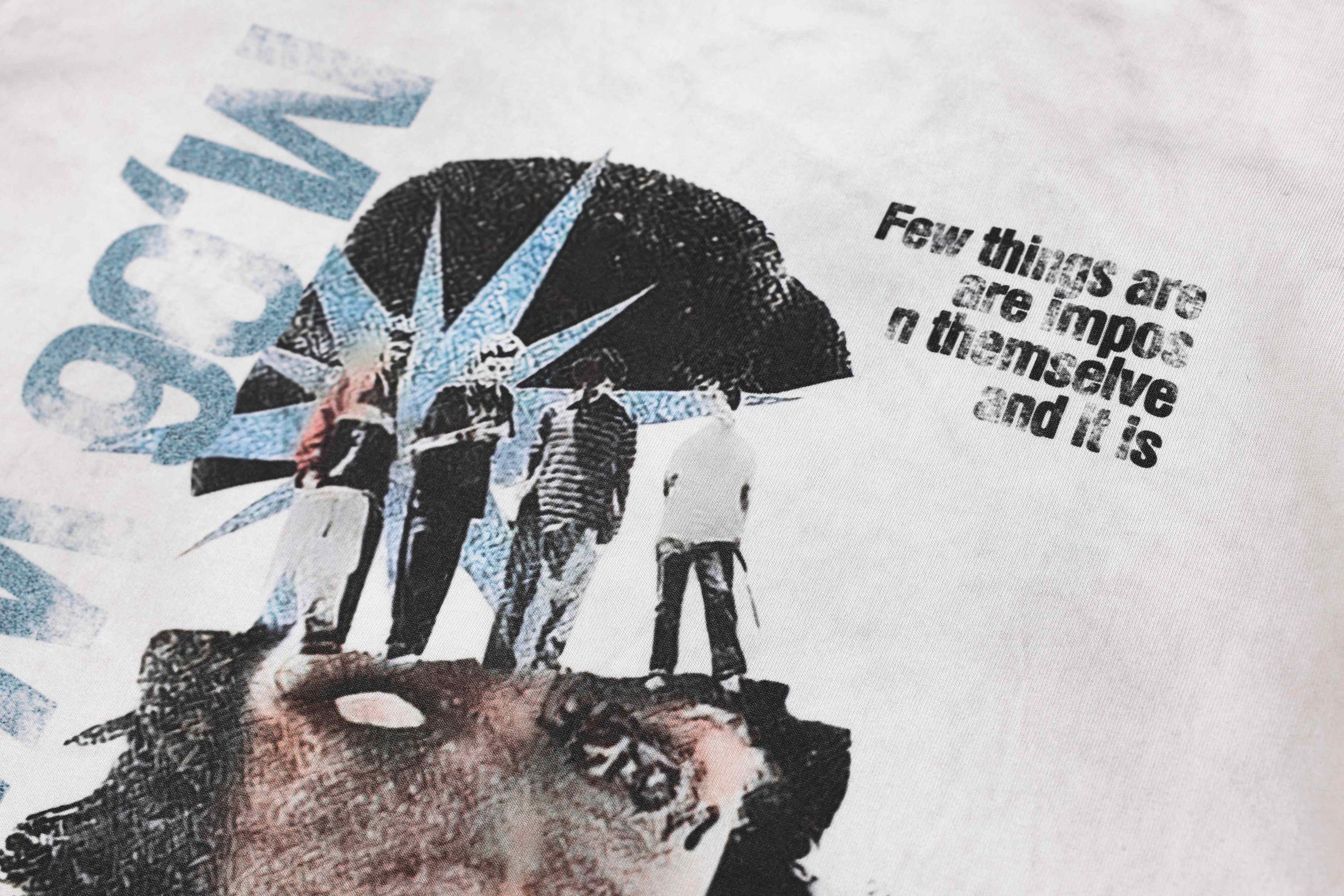 Omirad Vintage Washed Collage Graphic Tee | Y2K Streetwear