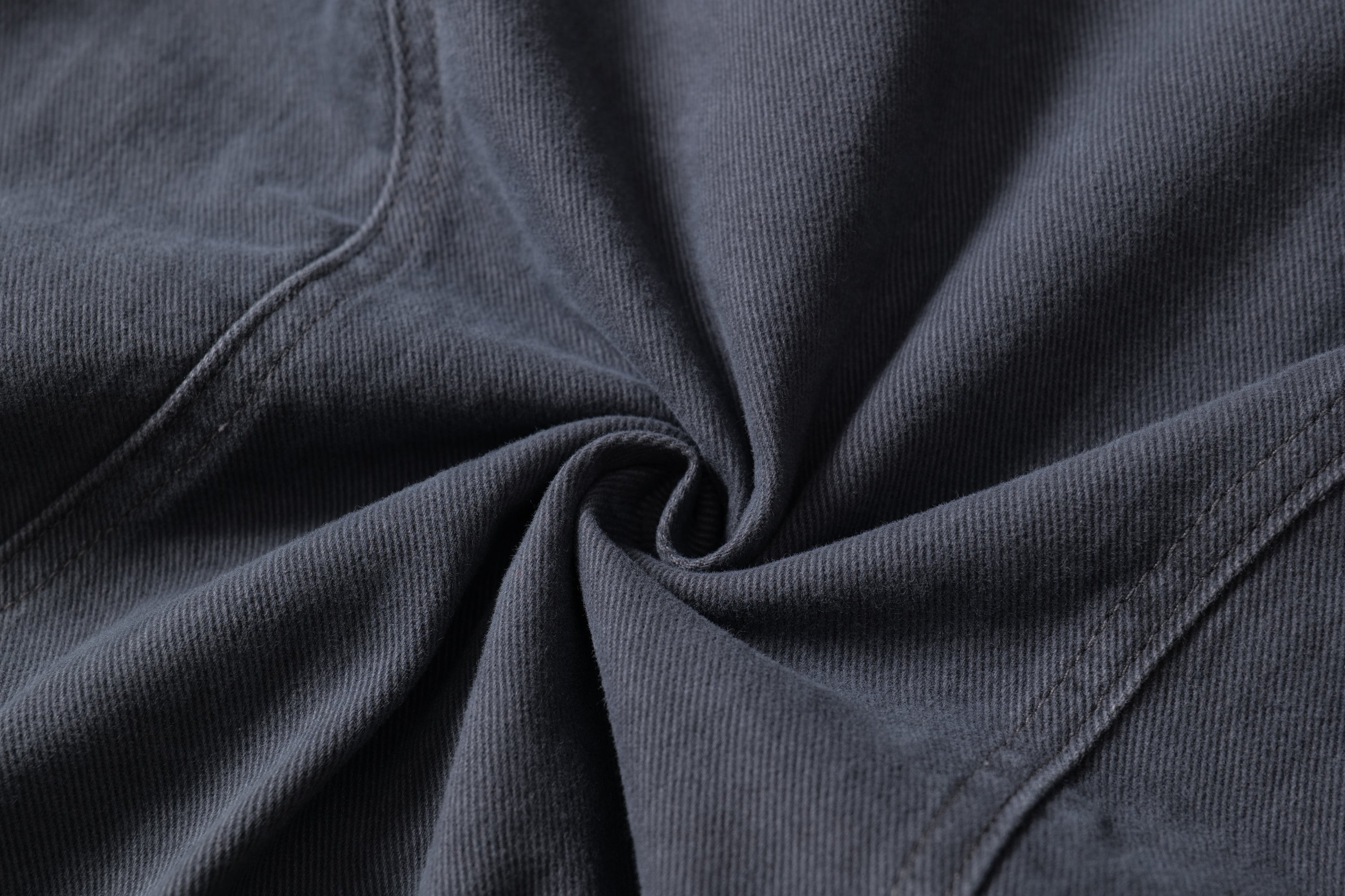 Washed Curved-Panel Bomber Jacket | Relaxed Fit Cotton