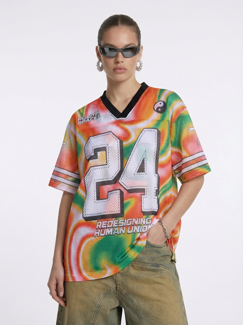 Omirad Eternity 24 Liquid Gradient Mesh Jersey T-Shirt