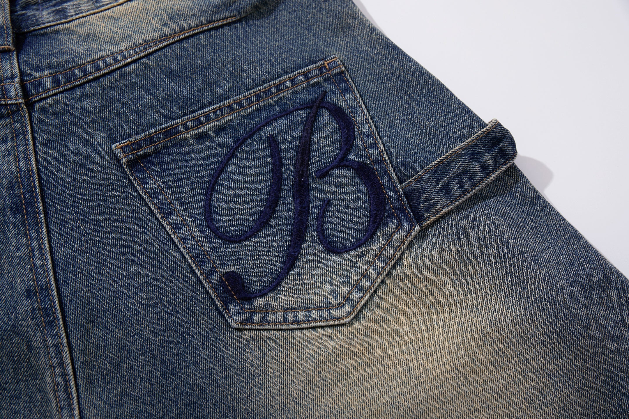 Omirad Vintage Whisker Wide-Leg Jeans | Streetwear Denim