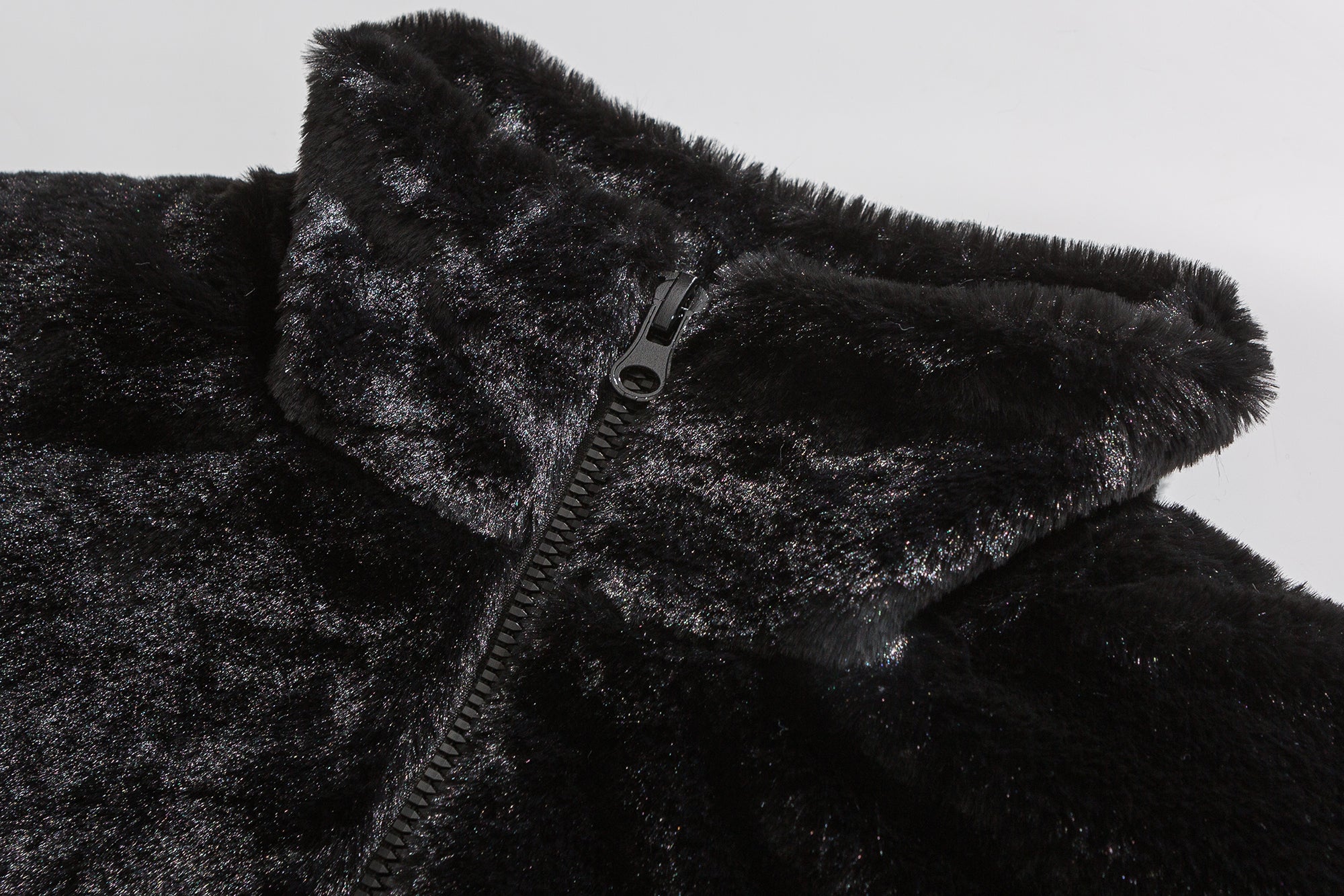 Omirad Gothic Fuzzy Statement Jacket | Dark Street Style