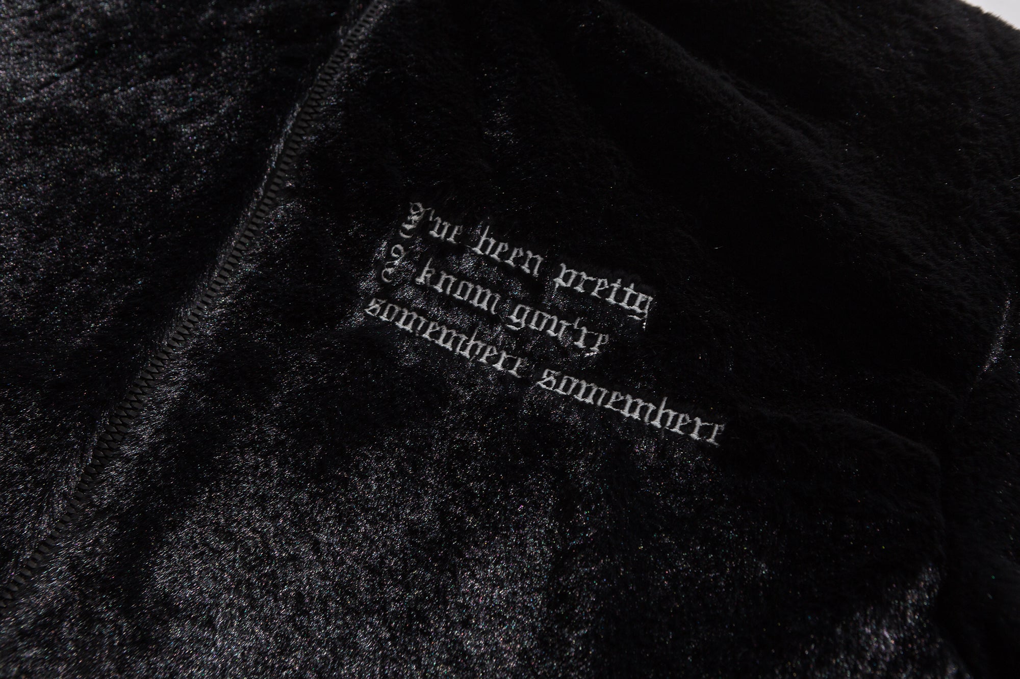 Omirad Gothic Fuzzy Statement Jacket | Dark Street Style