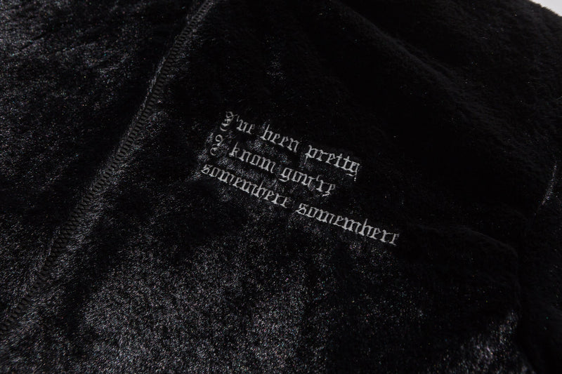 Omirad Gothic Fuzzy Statement Jacket | Dark Street Style