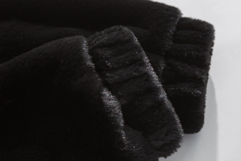 Omirad Gothic Fuzzy Statement Jacket | Dark Street Style