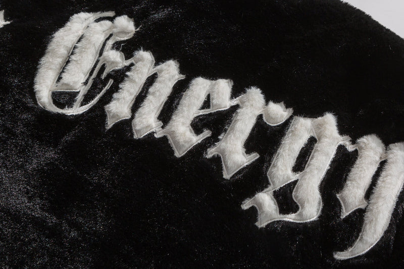 Omirad Gothic Fuzzy Statement Jacket | Dark Street Style