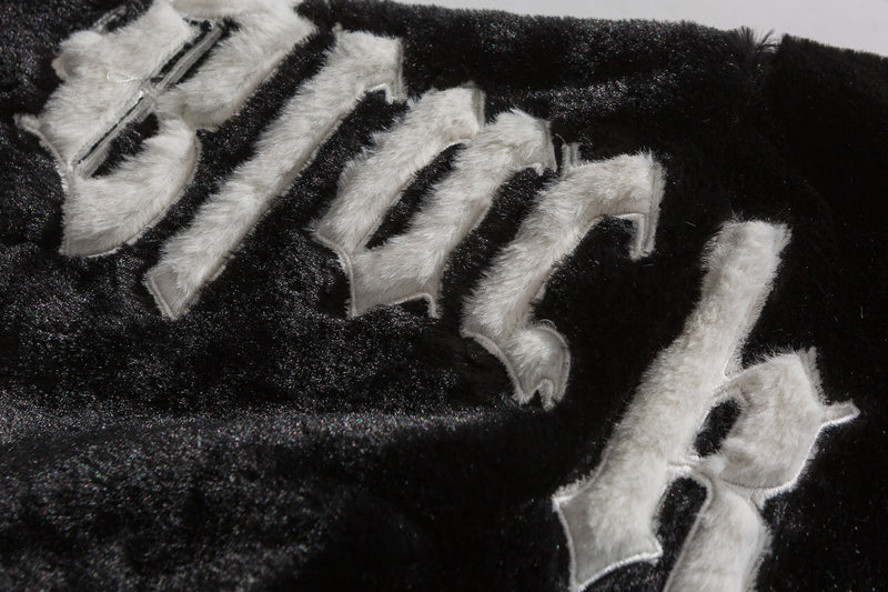 Omirad Gothic Fuzzy Statement Jacket | Dark Street Style