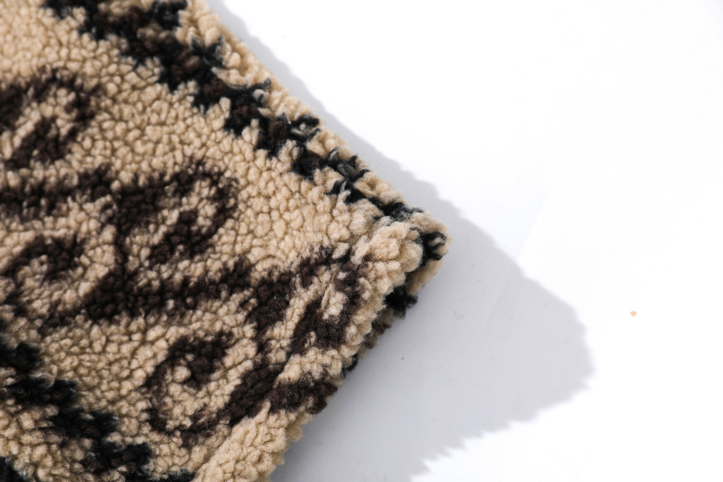 Tribal Jacquard Fleece Wide-Leg Pants | Omirad