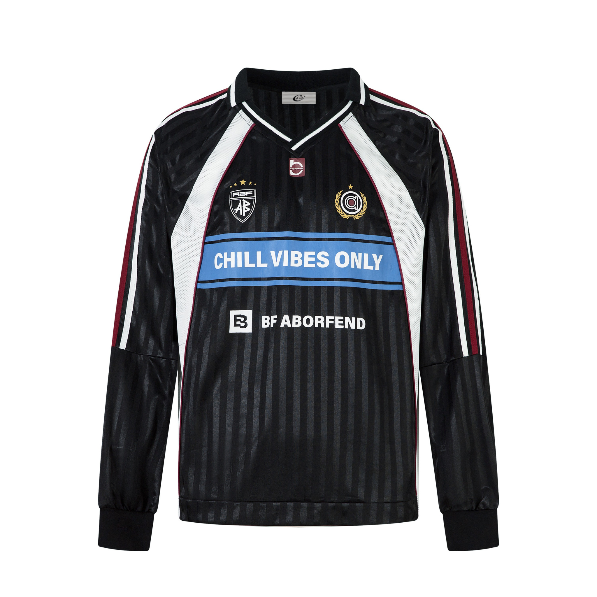 Omirad Chill Vibes Only Retro Long-Sleeve Football Jersey