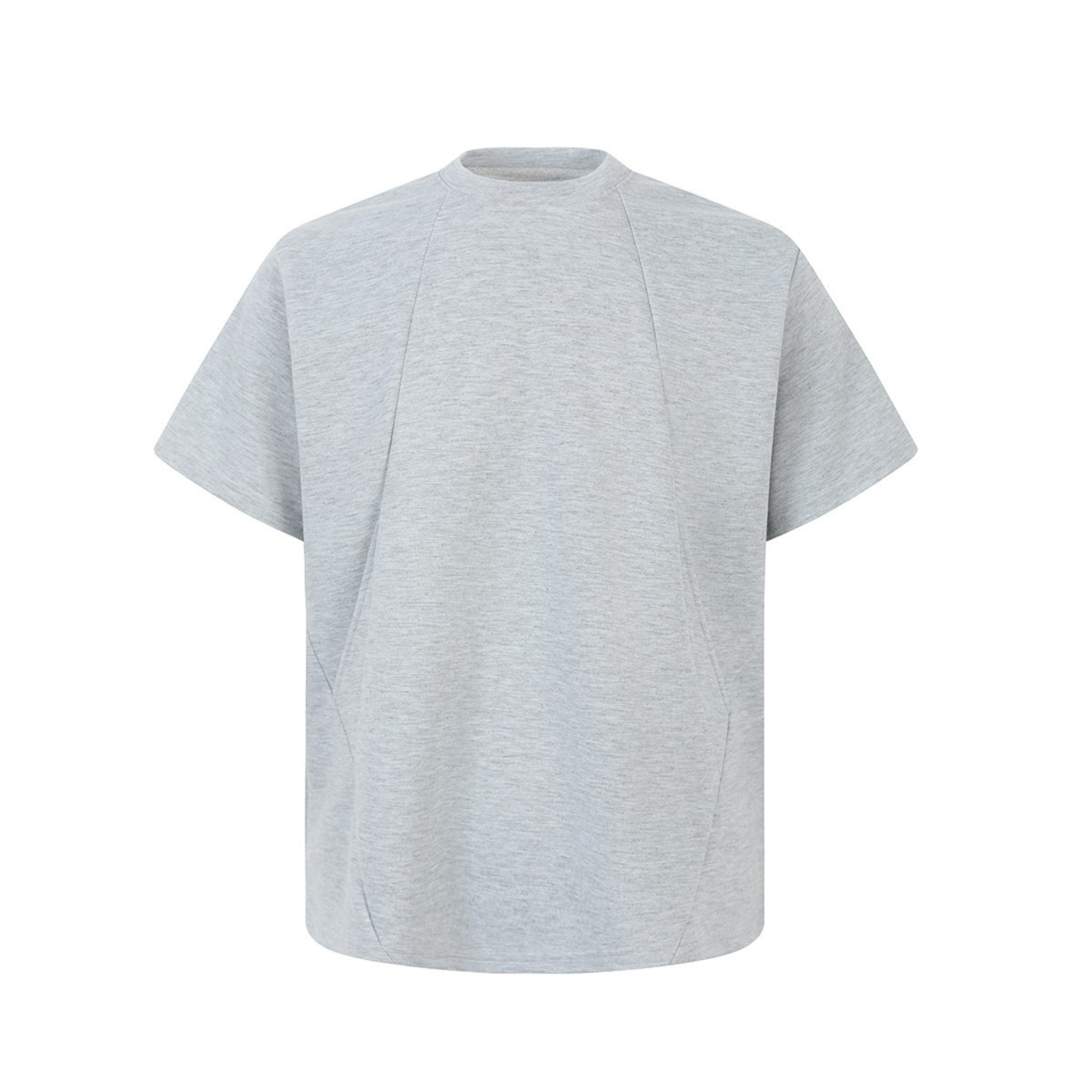Omirad Minimal Cut Structured Oversized Tee | Geometric Seam