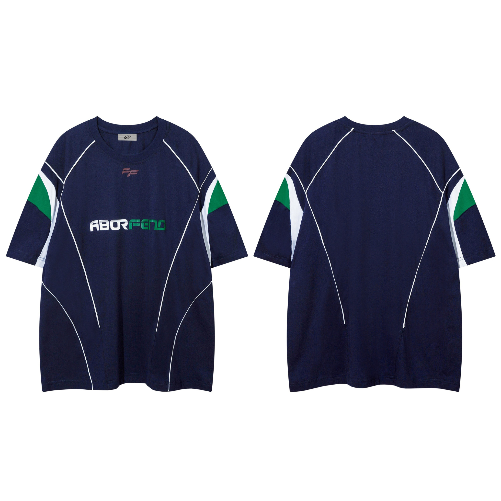 Omirad ABORFEND Oversized Paneled Jersey Tee | Streetwear