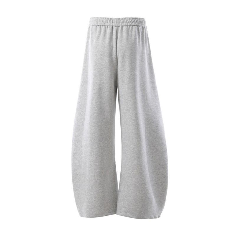 Sculpted Wide-Leg Sweatpants | Balloon Silhouette Streetwear
