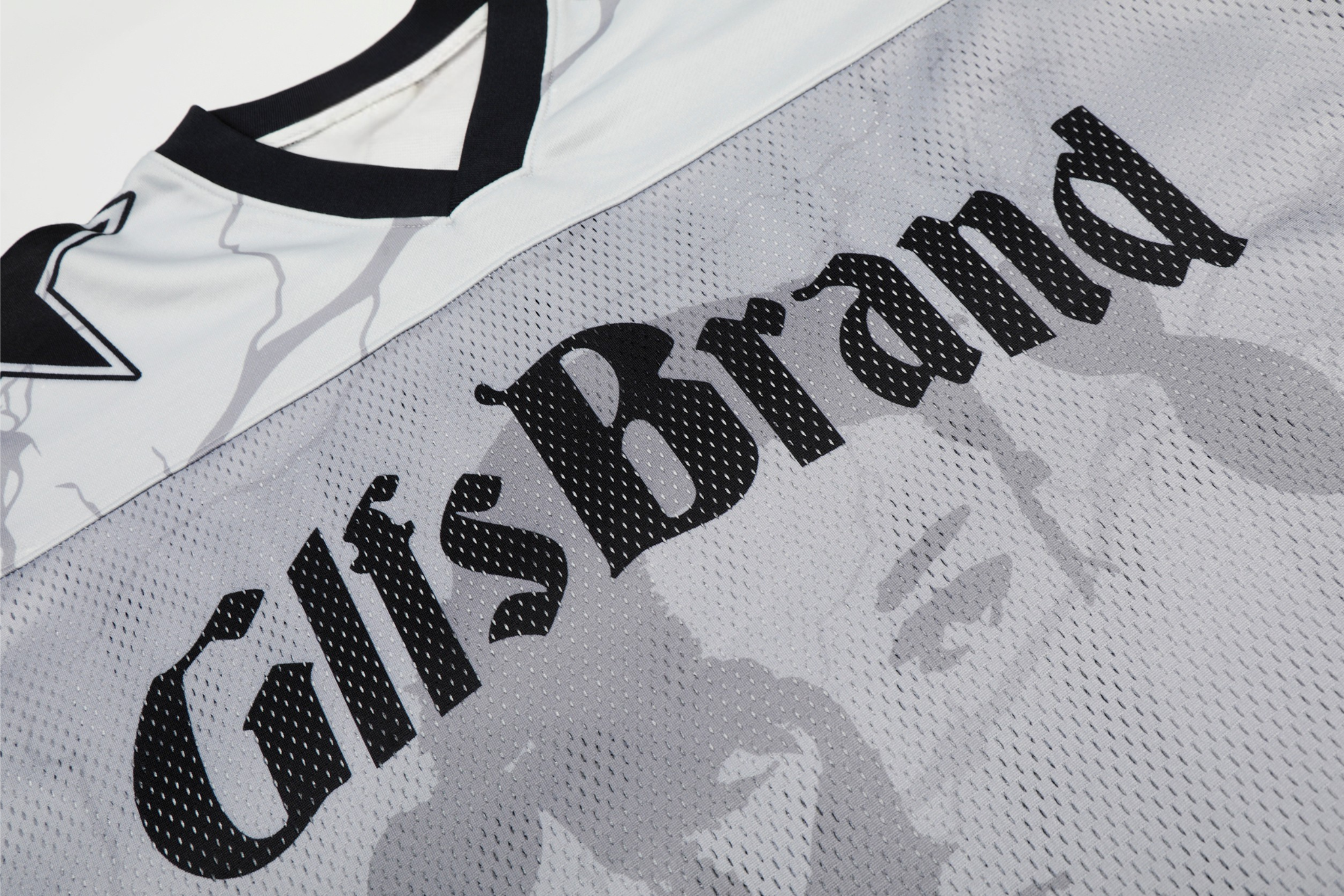 GlfsBrand Portrait Graphic Mesh Football Jersey | No. 99
