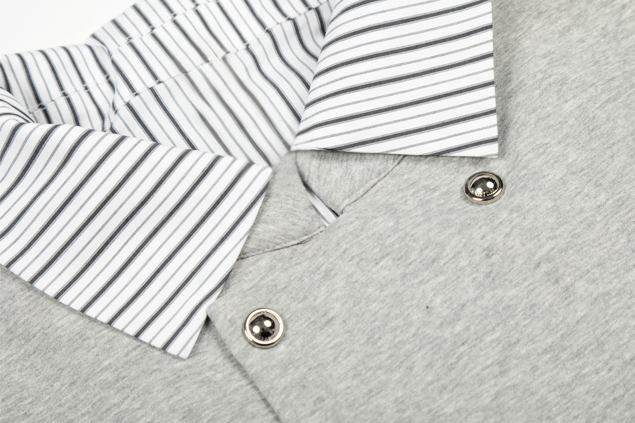 Double-Breasted Layered Stripe Jacket | Cotton Streetwear