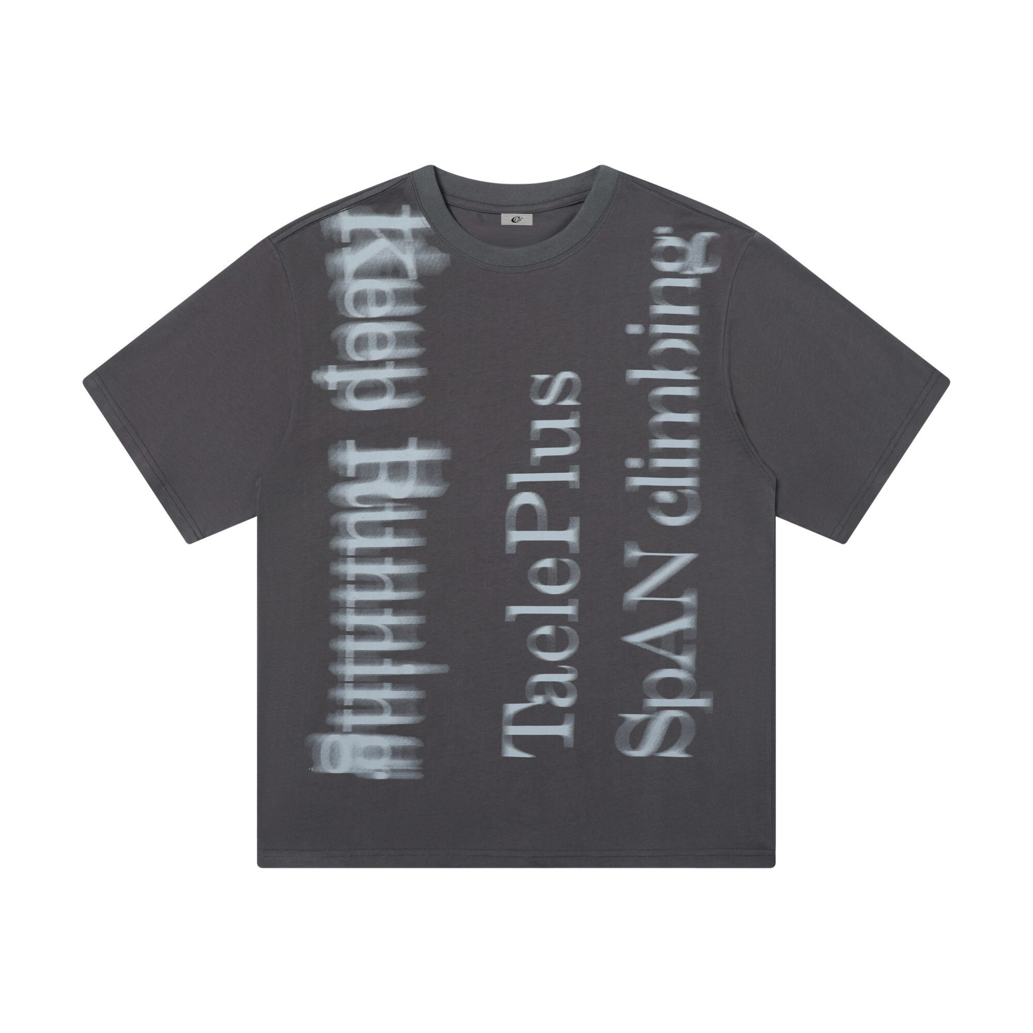 Oversized Spray Letter Graphic Tee | Washed Street Style