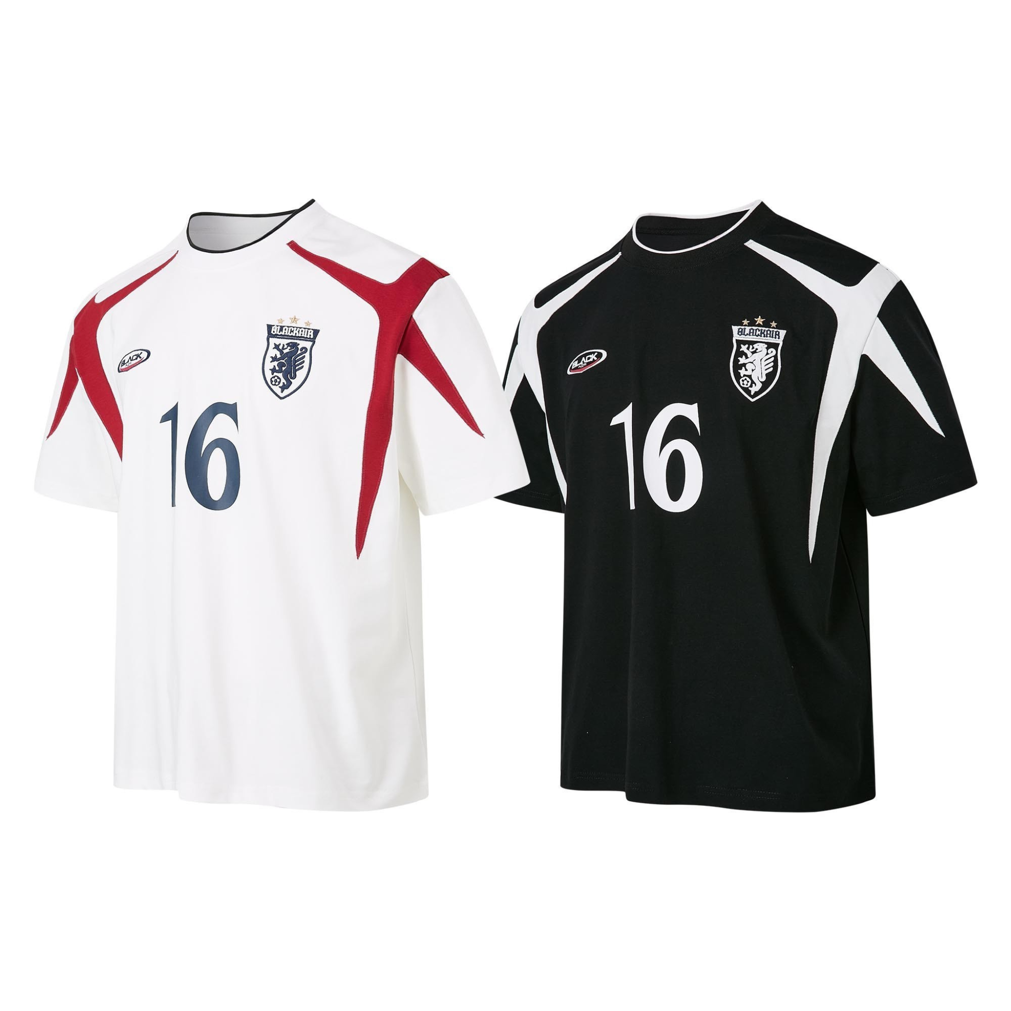 BLACKAIR 16 Retro Football Jersey Tee | Streetwear Soccer Shirt