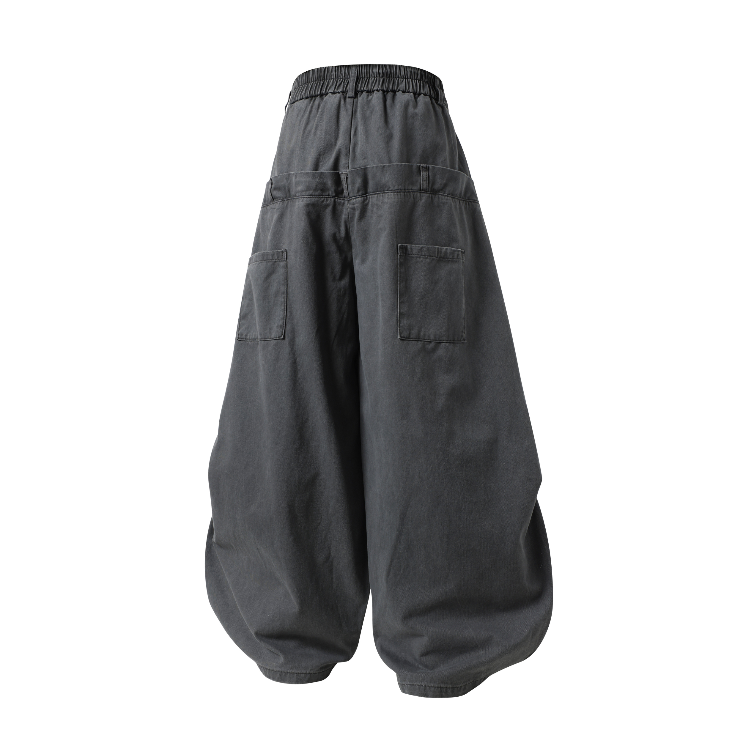 Omirad Classic Barrel Pants | Wide Leg Cotton Trousers