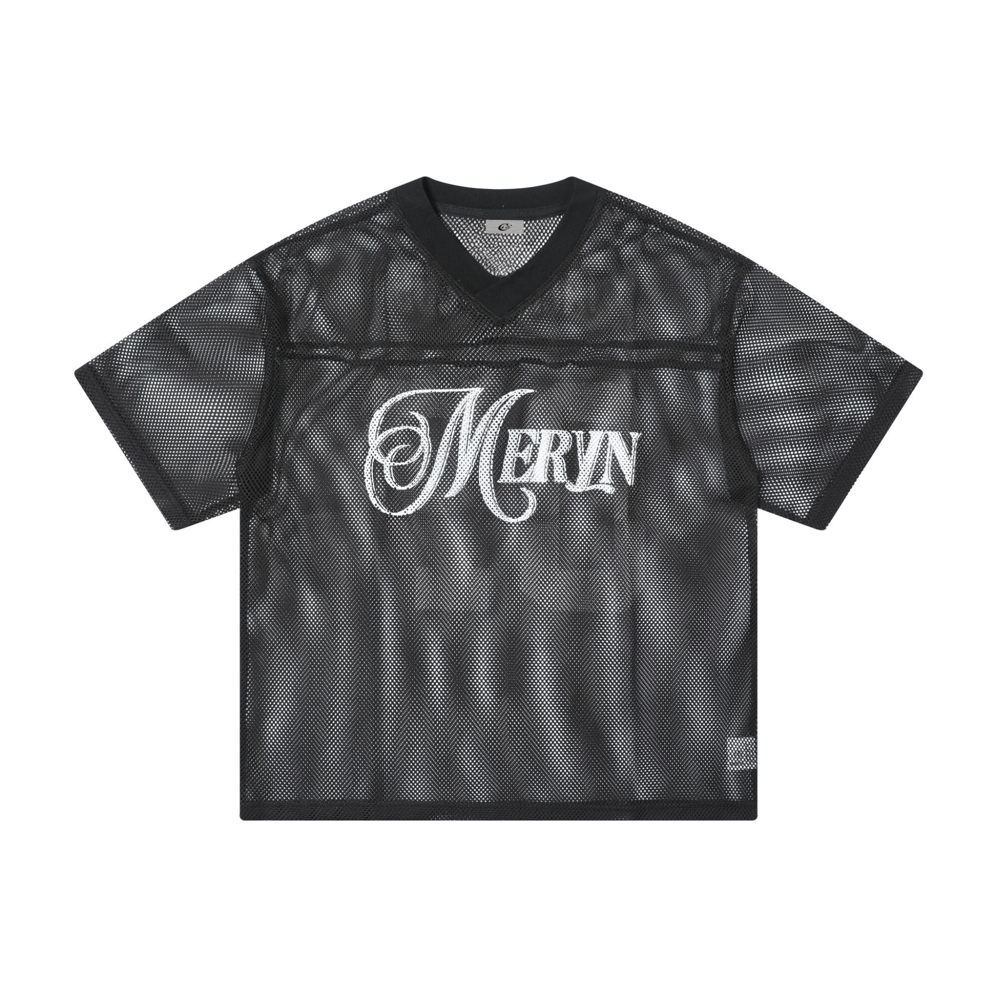 Oversized Varsity Mesh Jersey Tee | Athletic Streetwear